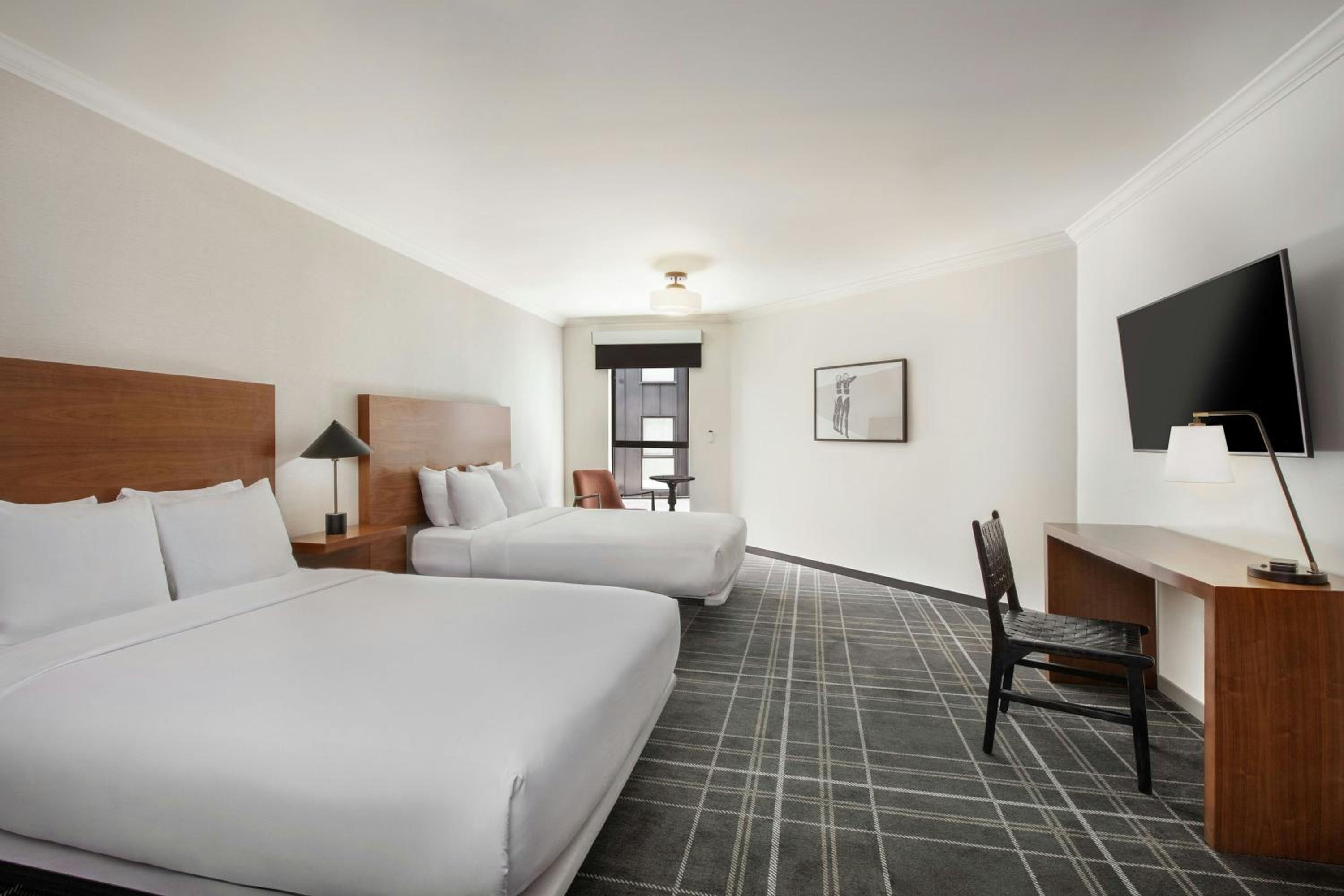 Queen Room with Two Queen Beds and Roll-In Shower - Mobility and Hearing Accessible photo 1