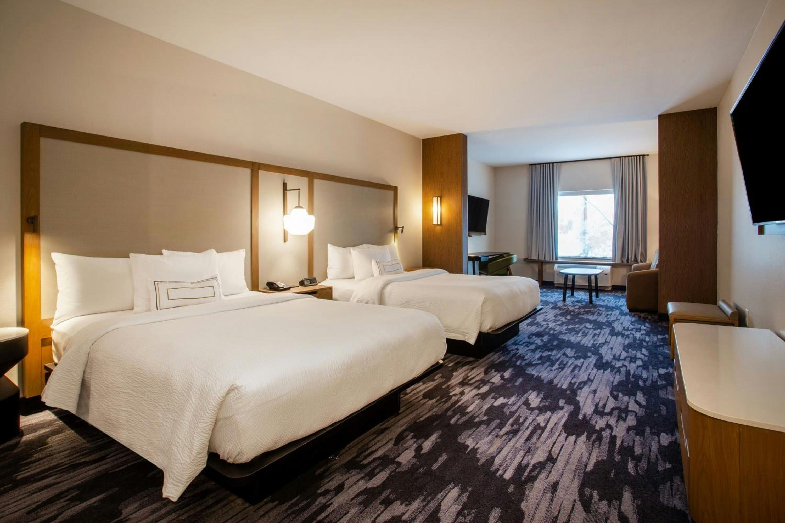 Queen Suite with Two Queen Beds and Sofa Bed - Hearing Accessible - Photo 1
