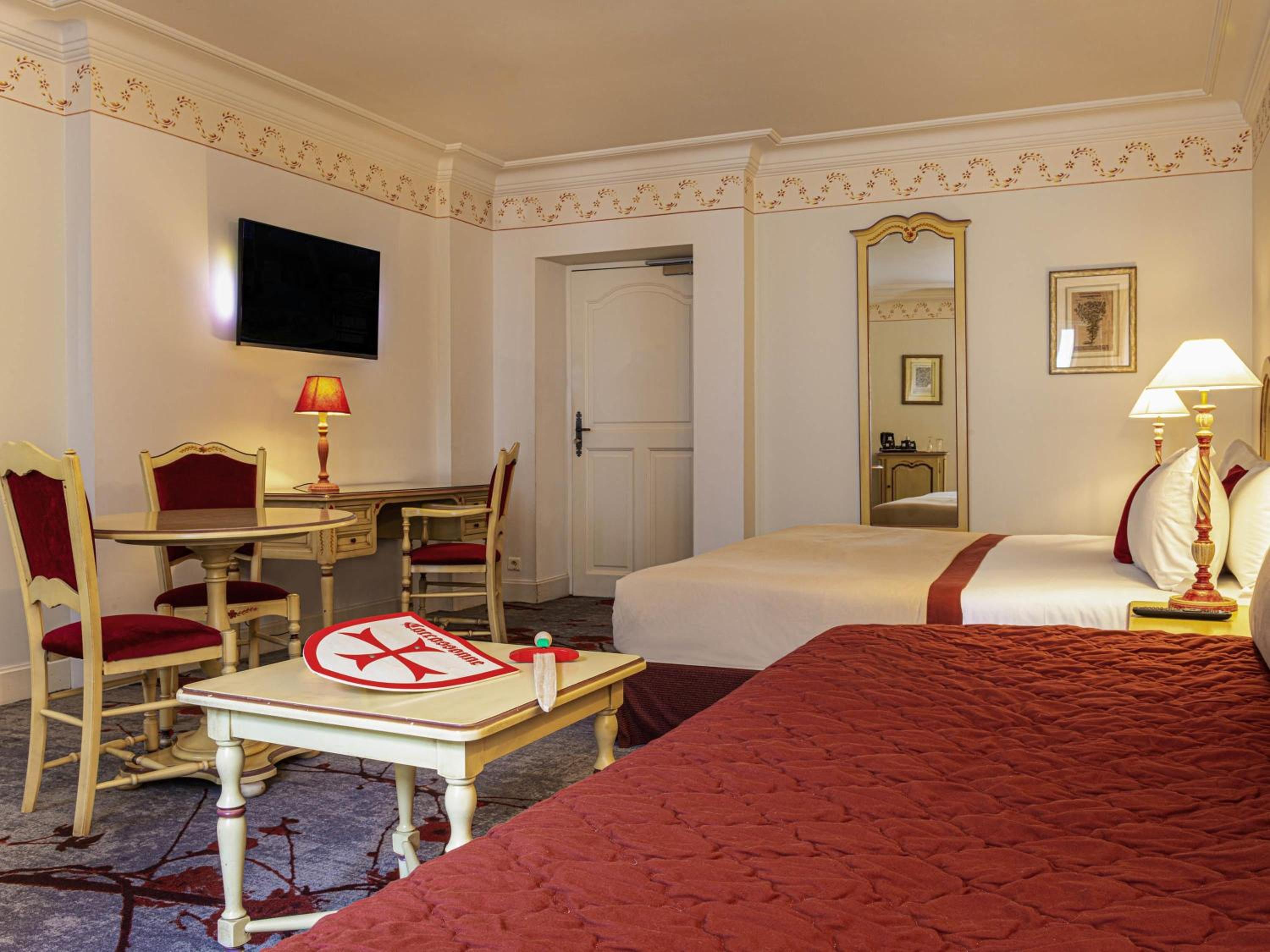Family Room with One Double and Two Single Beds