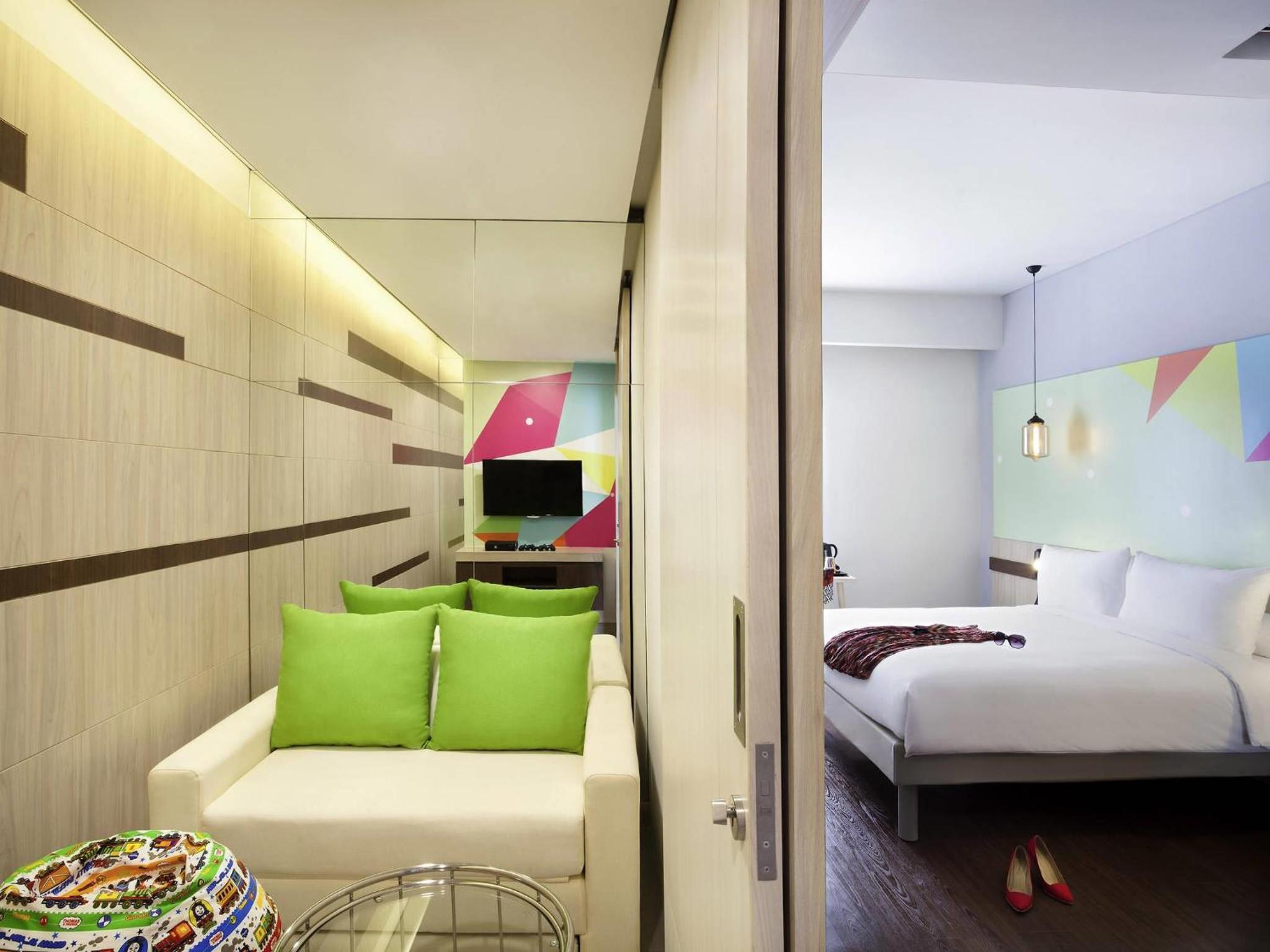 Family Room with One Double Bed and Sofa
