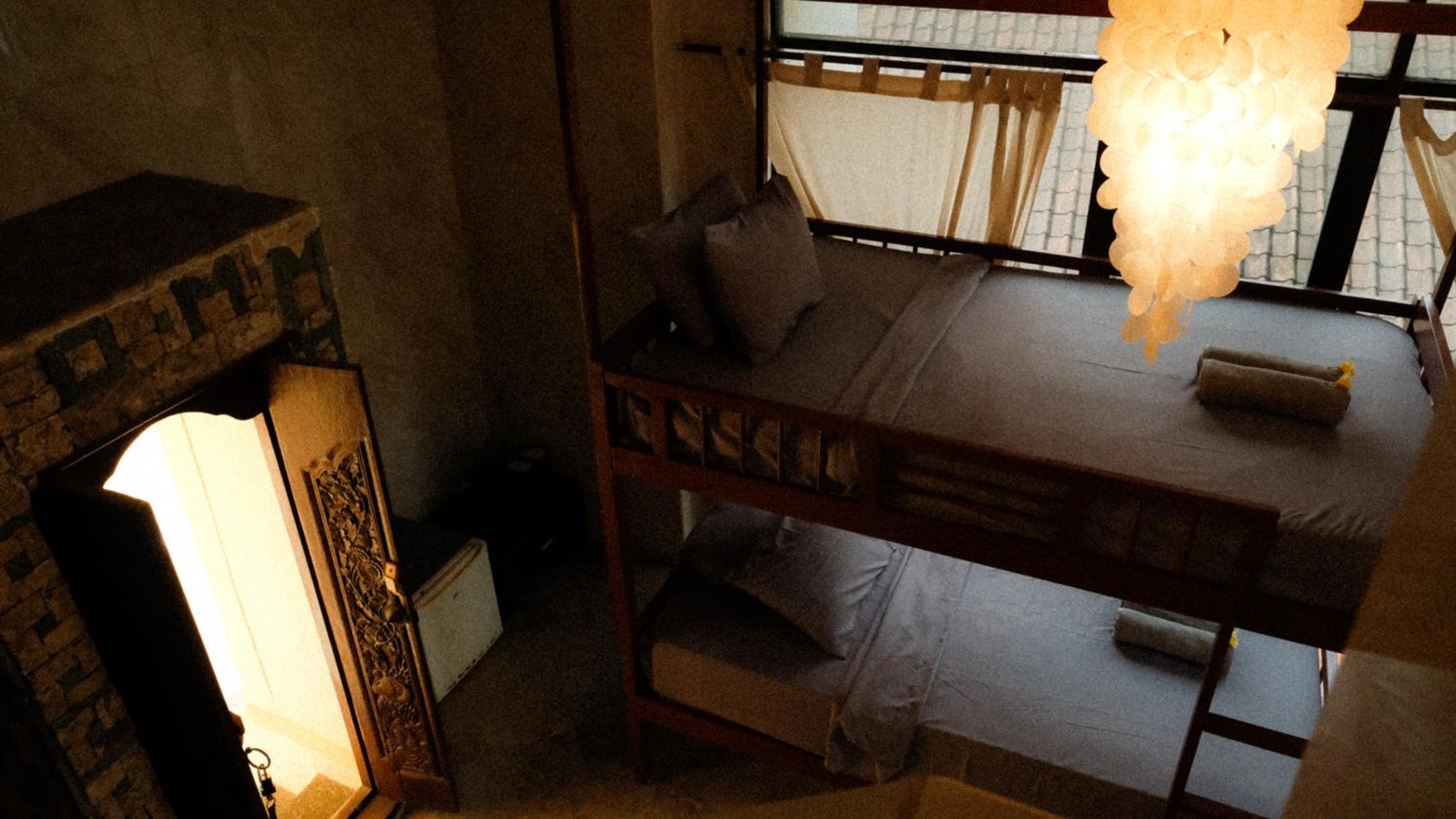 Bunk Bed in Male Dormitory Room