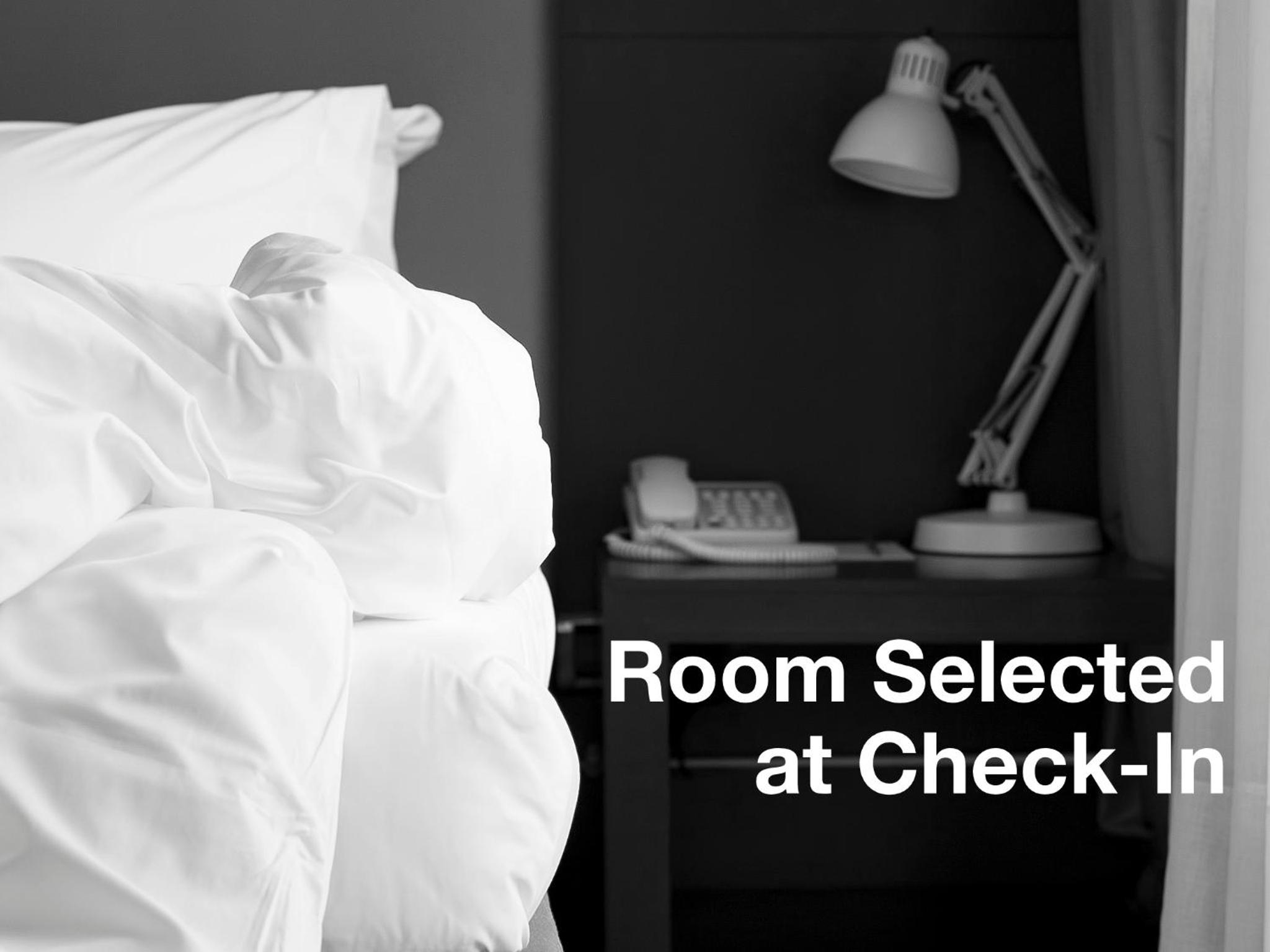 Room Selected At Check-In