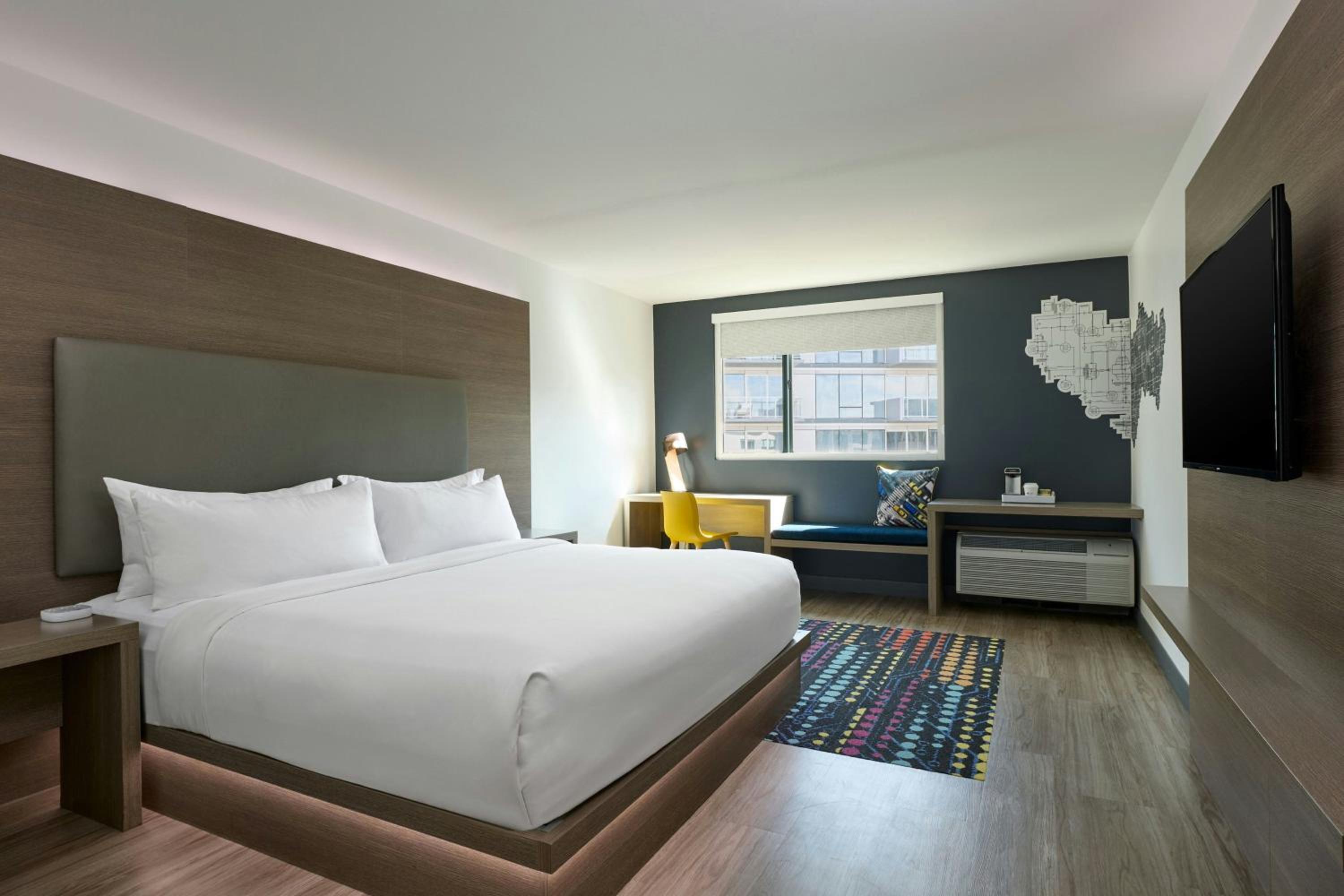 Chic King Guest Room with One King Bed