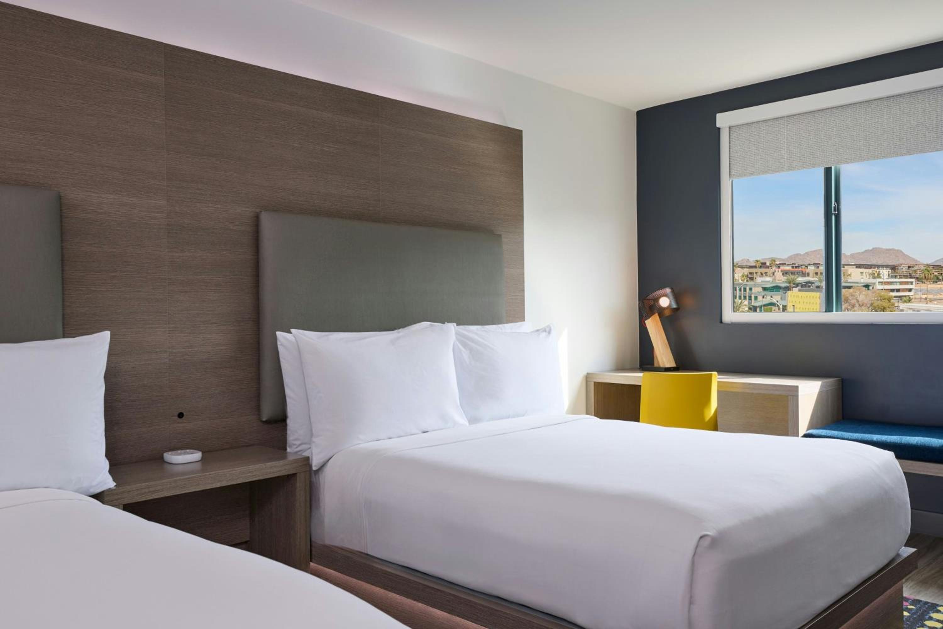 Chic Double Room with Two Double Beds
