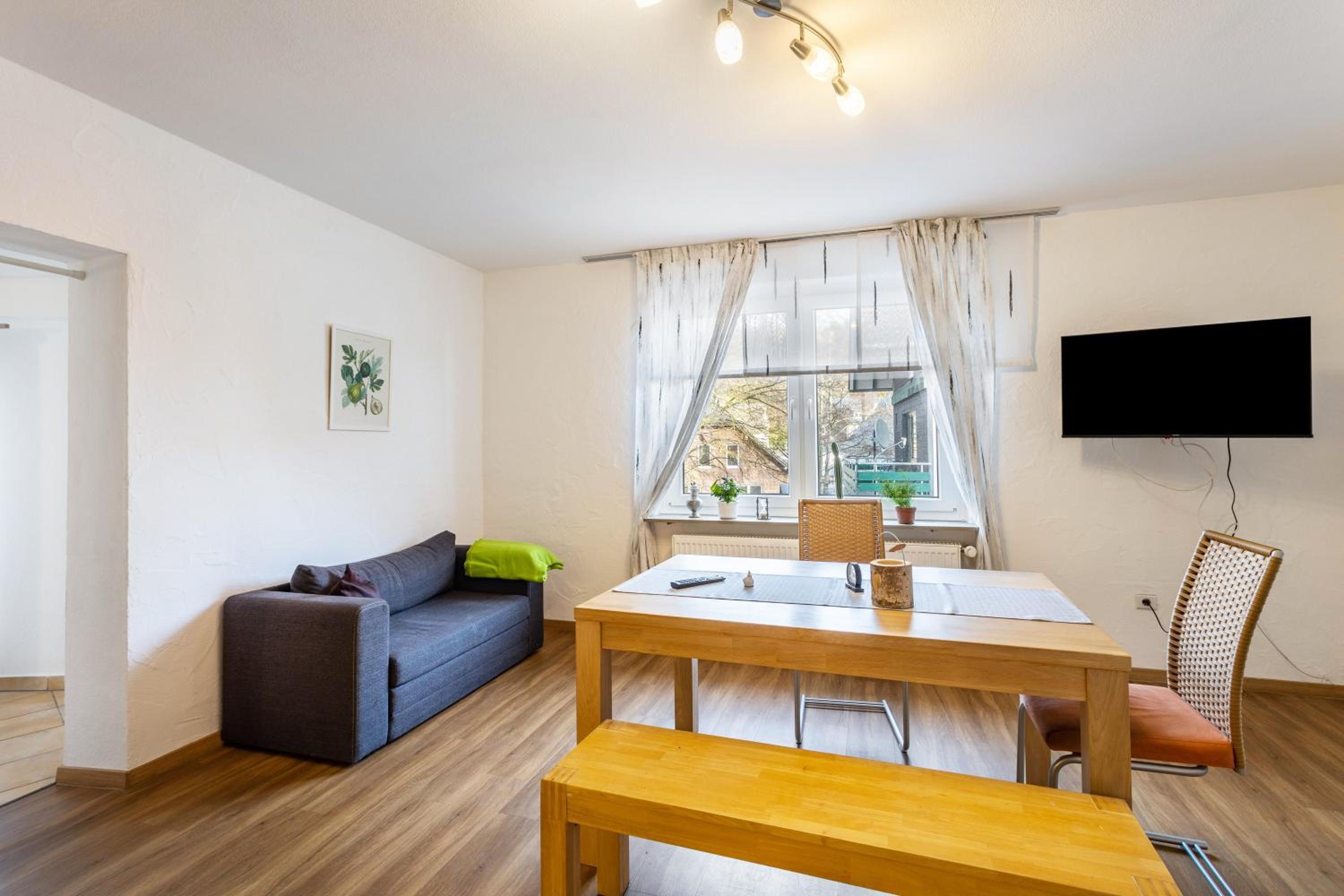 One-Bedroom Apartment with Garden View