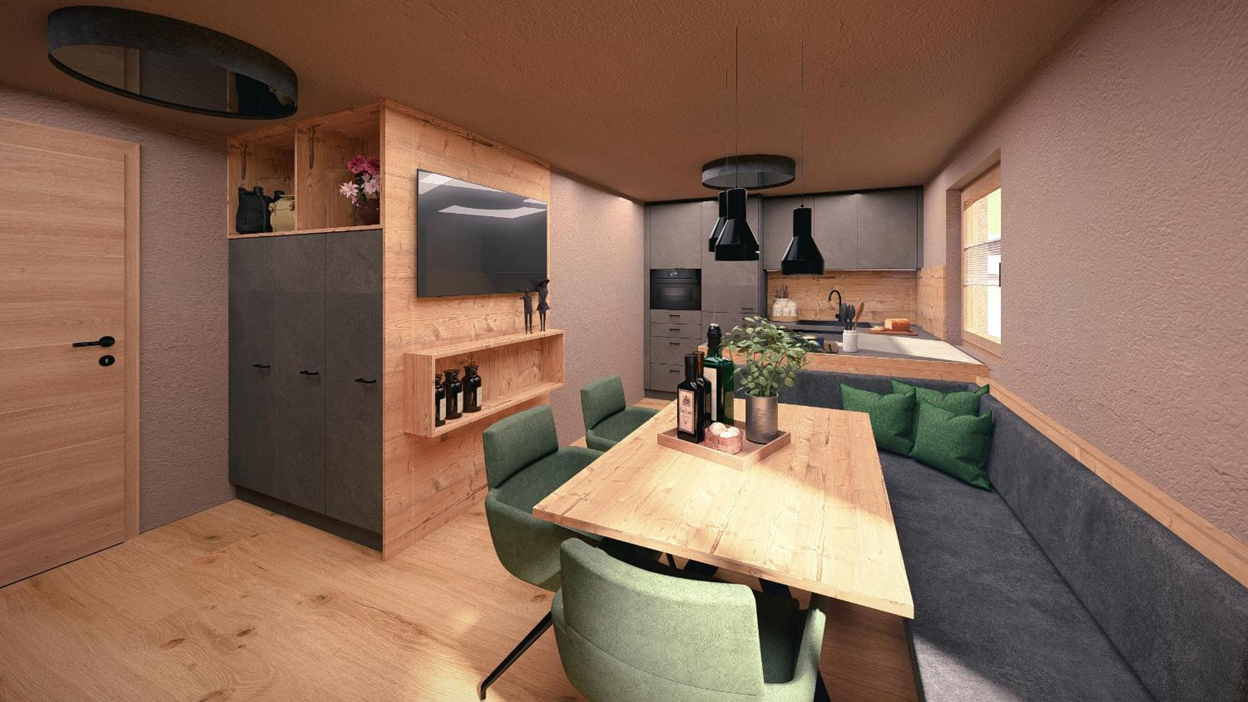 Two-Bedroom Apartment with Balcony