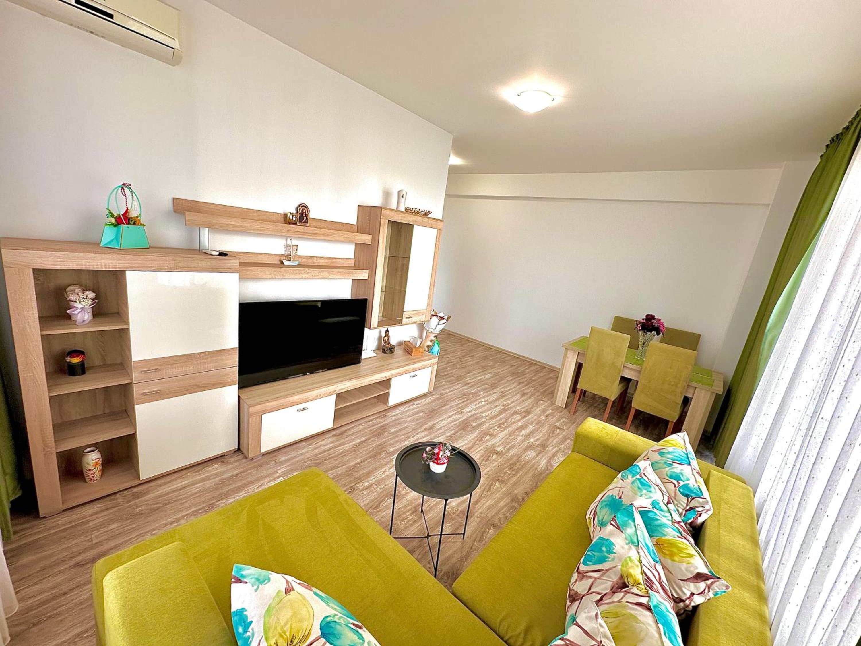 One-Bedroom Apartment with Balcony and Sea View