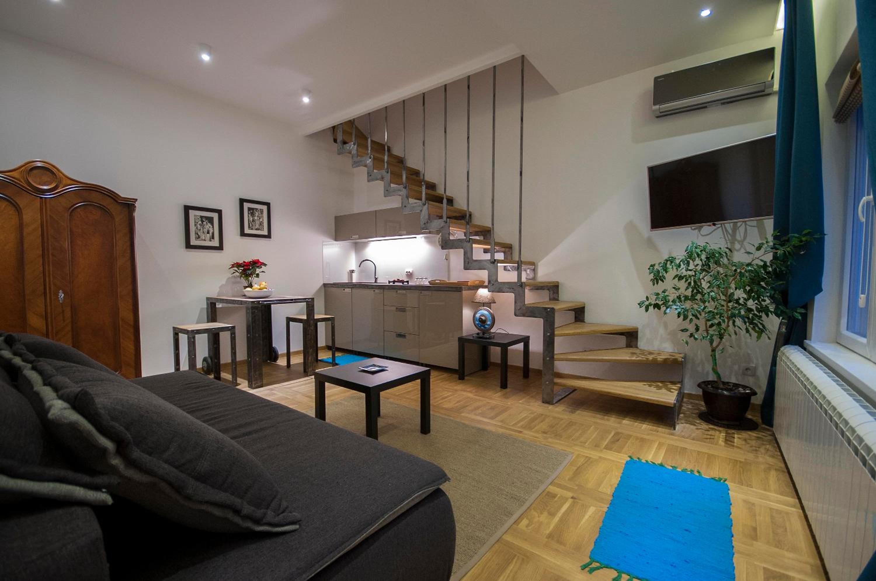 Blue Duplex Apartment
