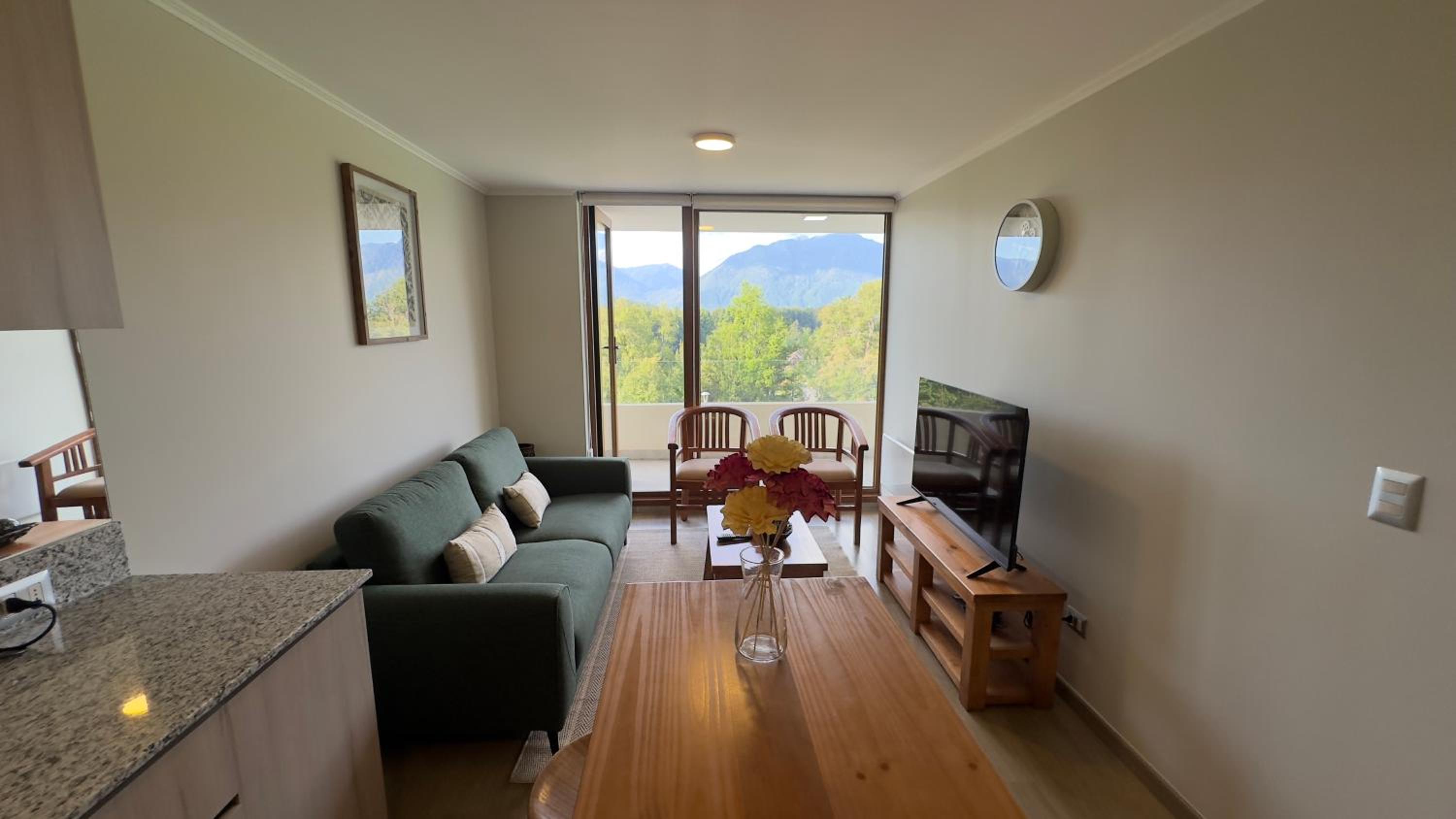 Two-Bedroom Apartment with Mountain View