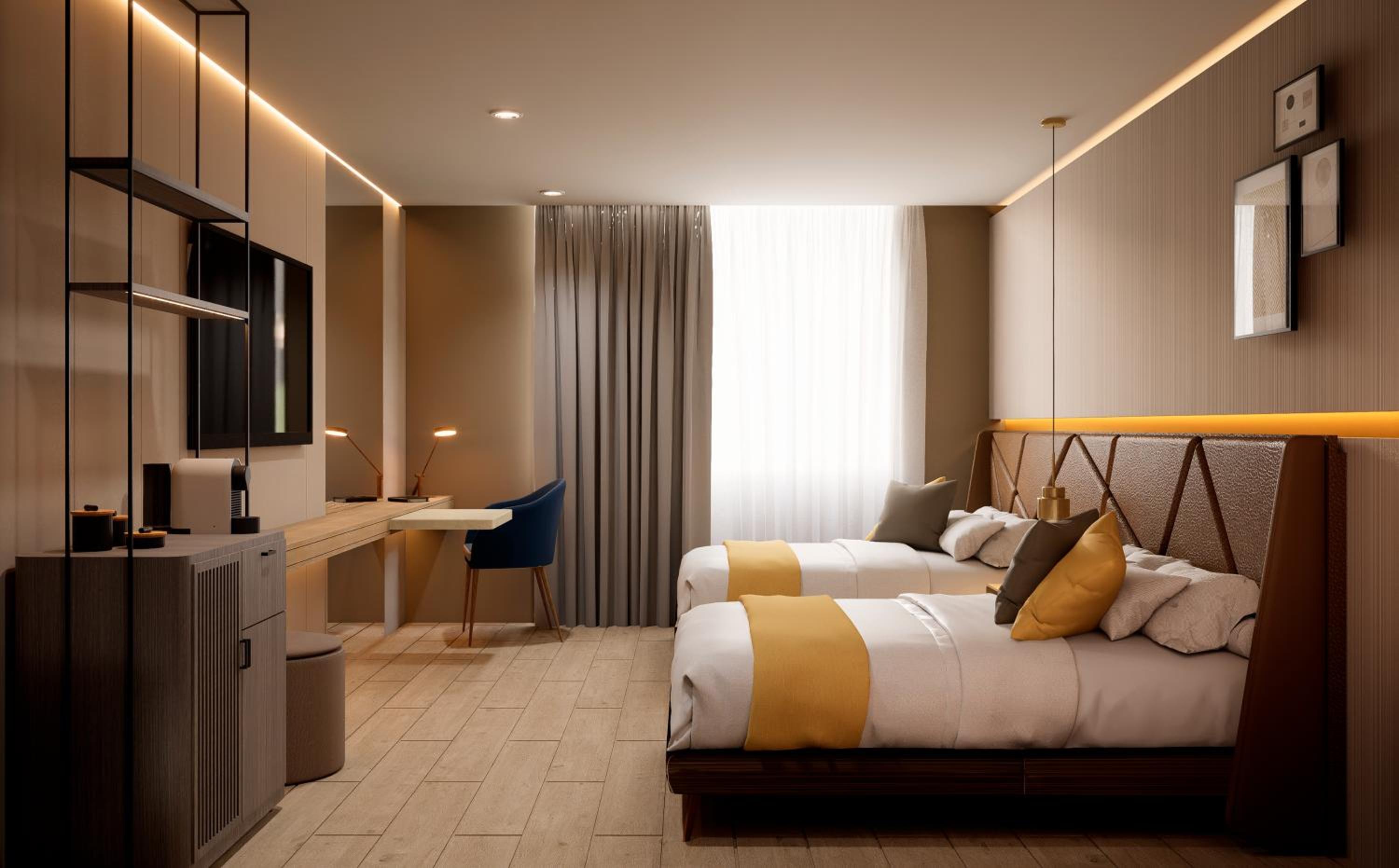 Queen Room with Two Queen Beds and Balcony - Non-Smoking