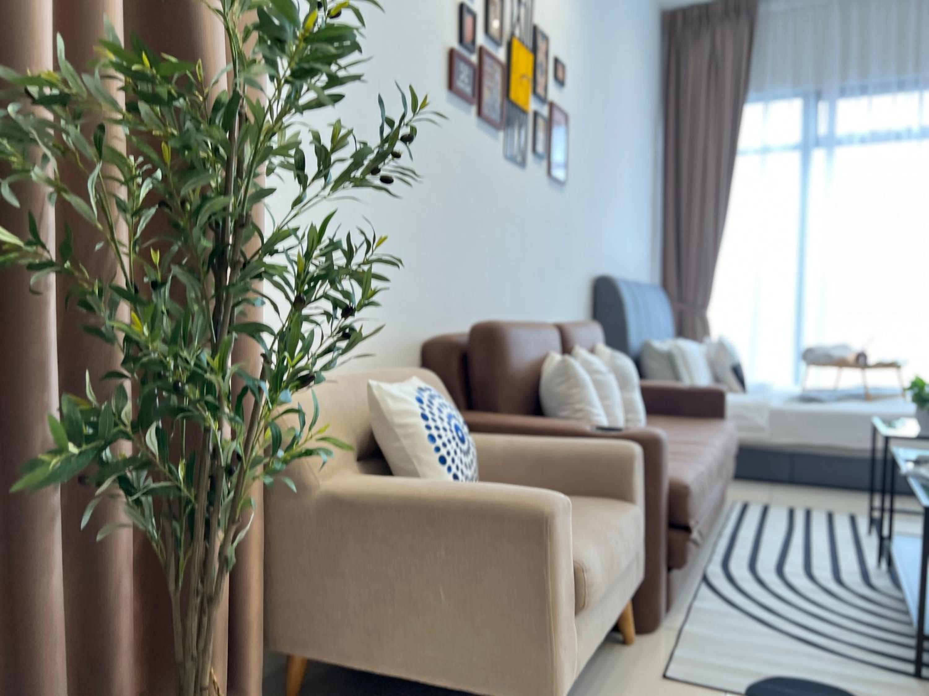 Two-Bedroom Apartment with Balcony