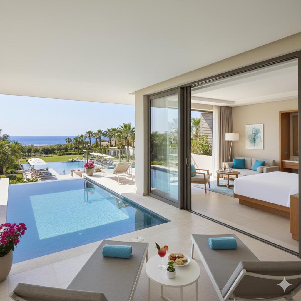 King Suite with Pool View