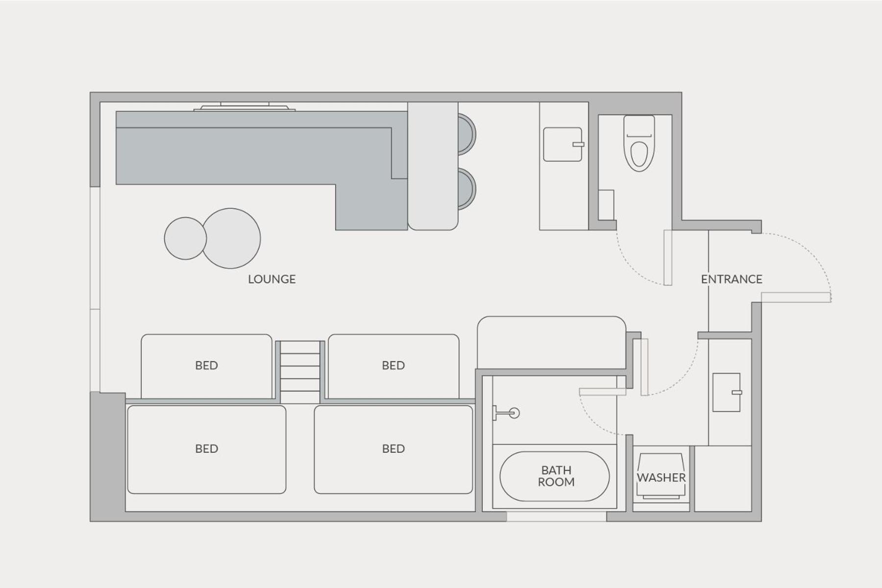 Bunk Bed Room