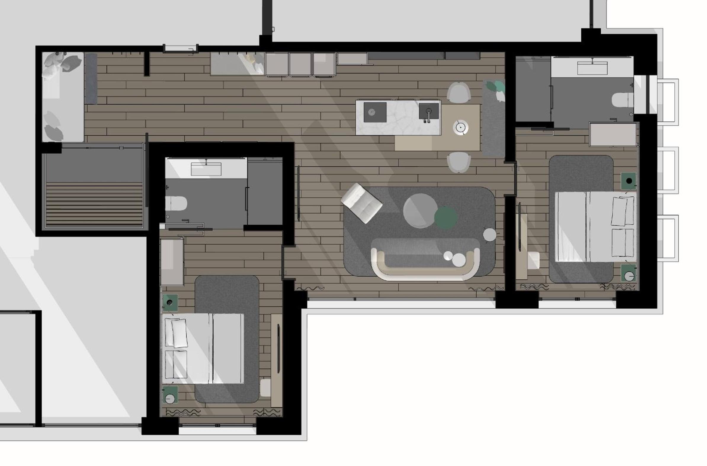 Apartment with Sauna
