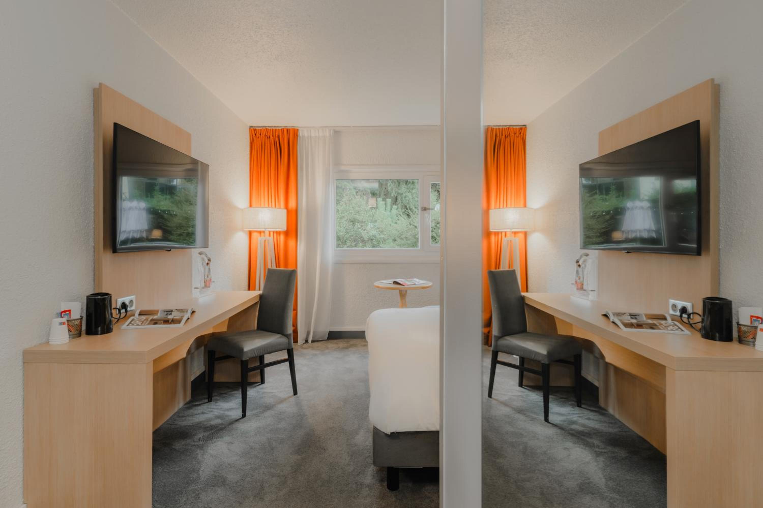 Two adjacent rooms