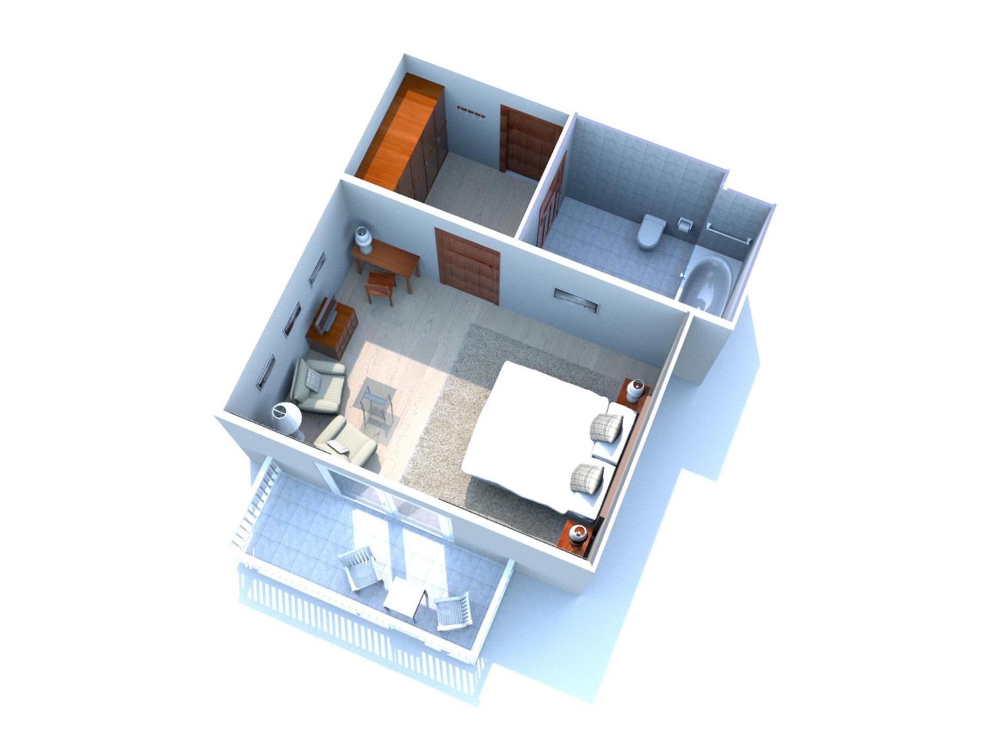 Standard Double Room with Balcony photo 3