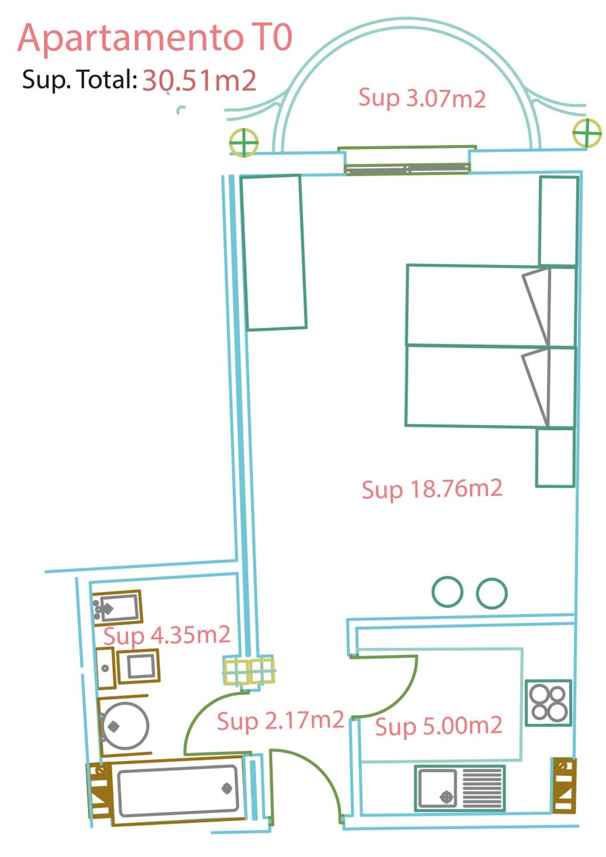 Studio Apartment - Photo 3