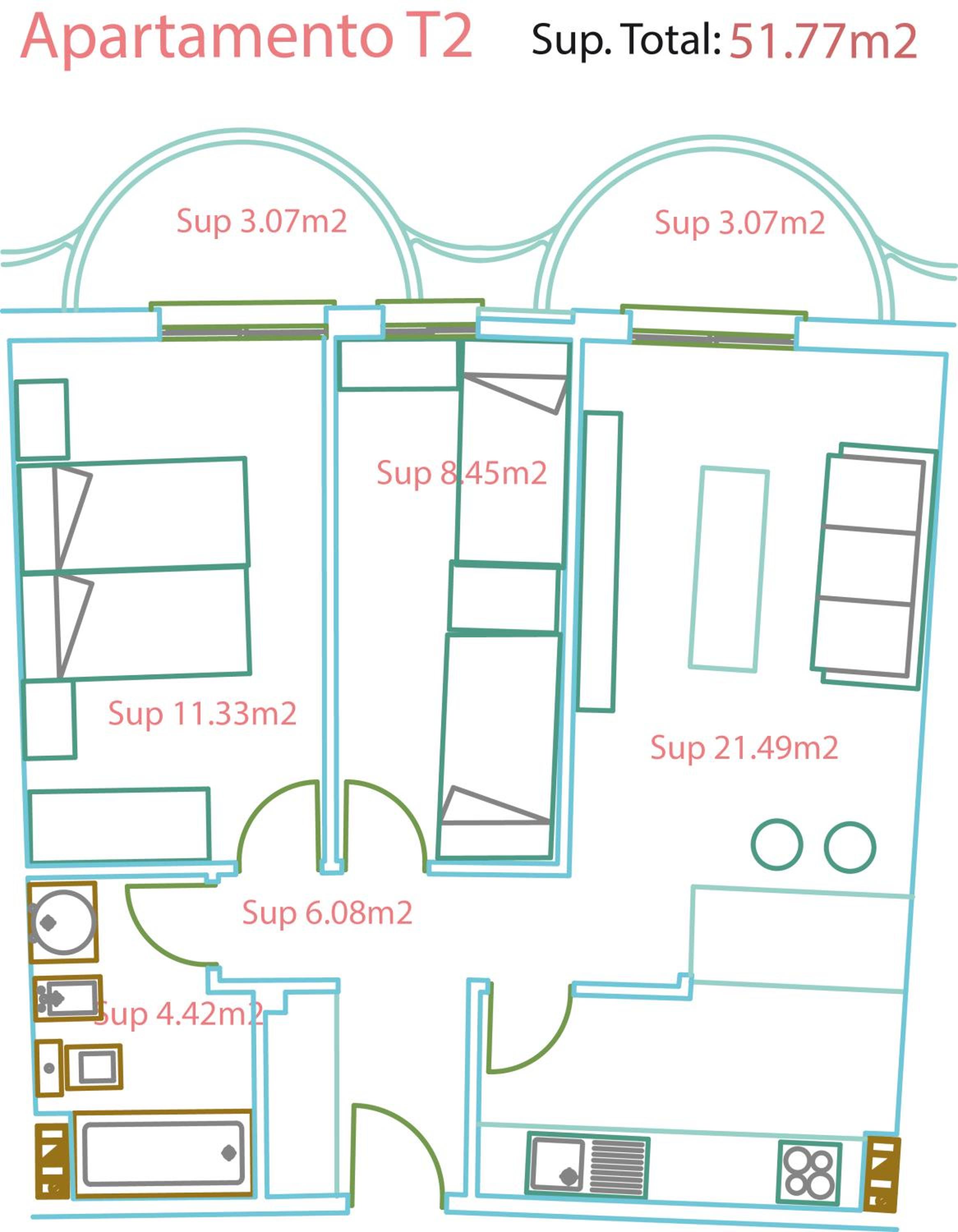 Two-Bedroom Apartment with Spa Access - Photo 4