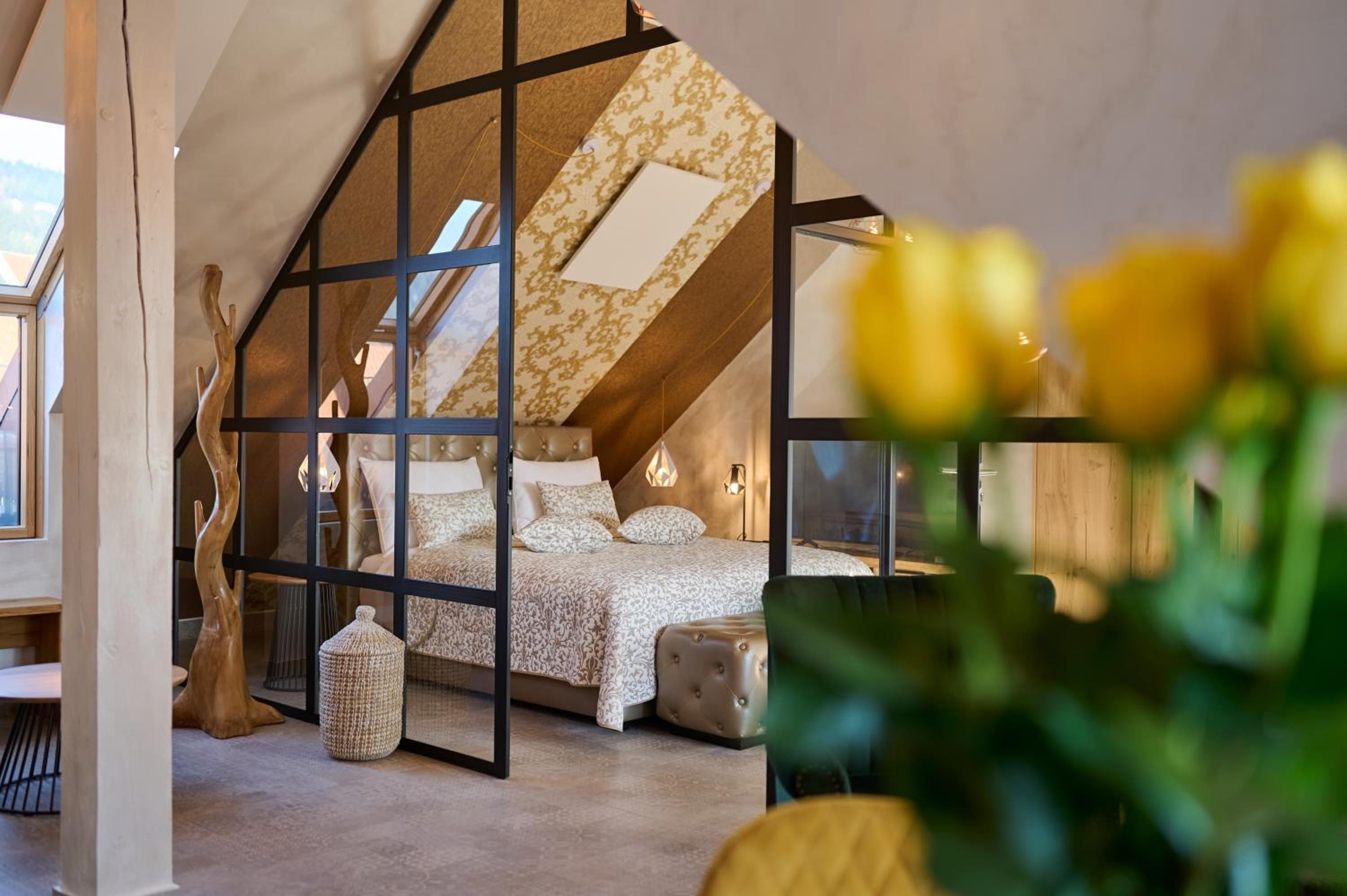 Deluxe One-Bedroom Apartment with City View