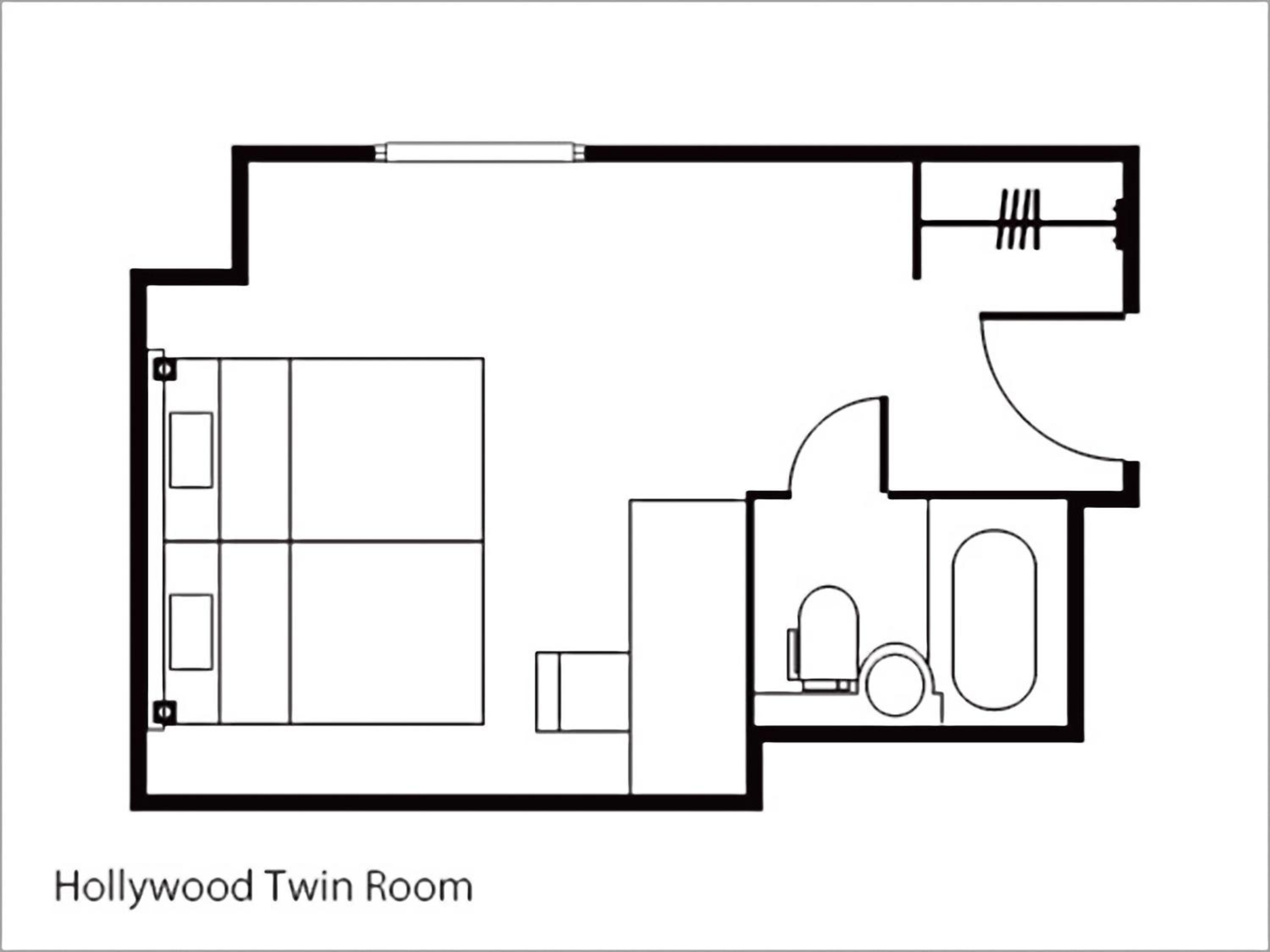 Superior Hollywood Twin Room - Non-Smoking - Photo 5