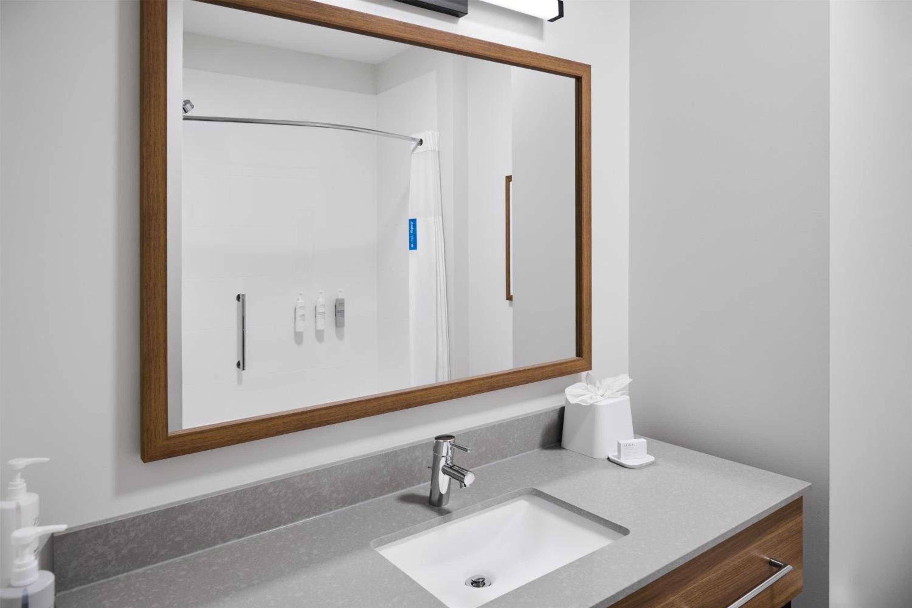 Queen Room with Two Queen Beds and Bath/Shower Combo - Hearing Accessible photo 1