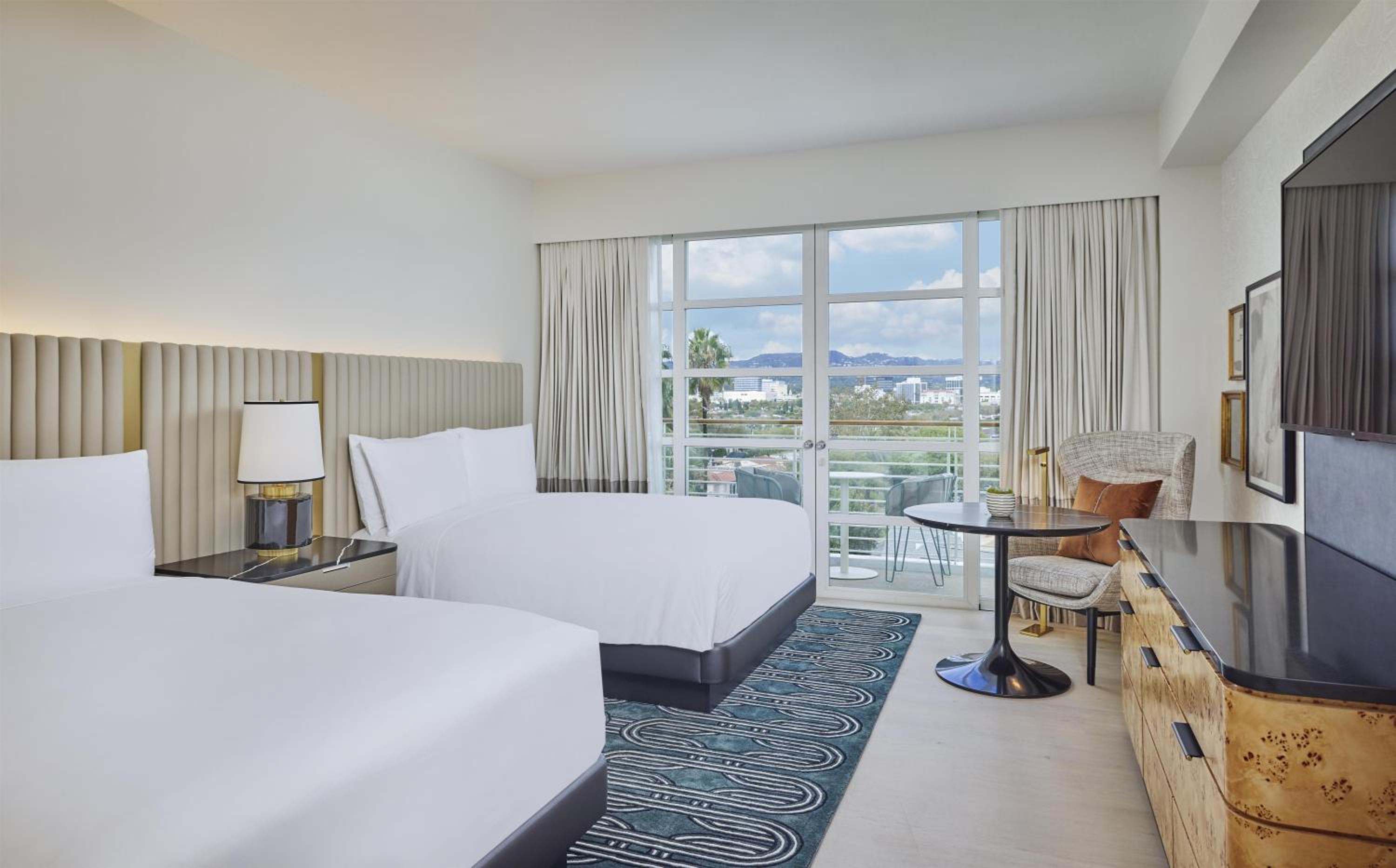 Premier Beverly Hills View Room with Two Queen Beds