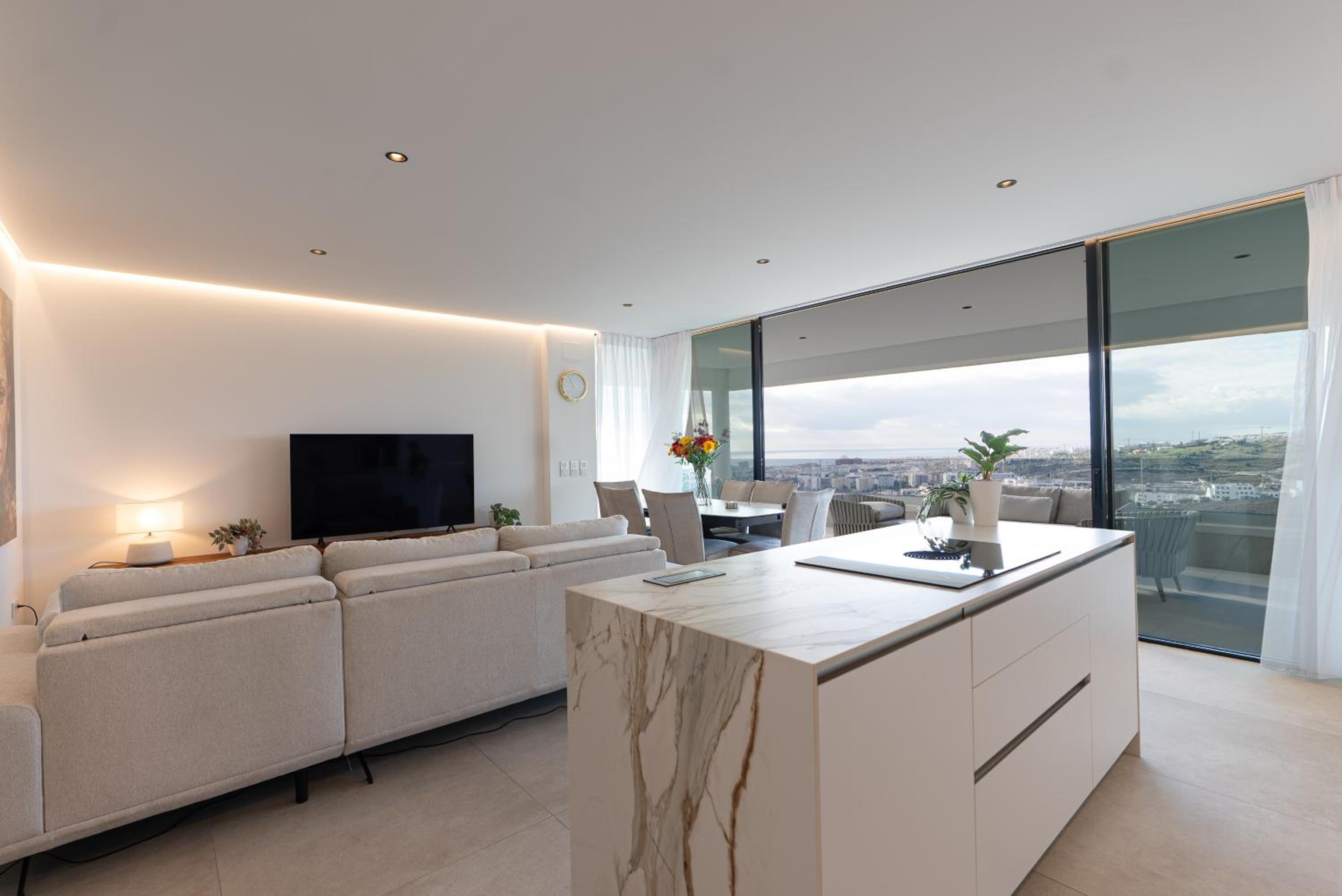 Three-Bedroom Apartment with Sea View