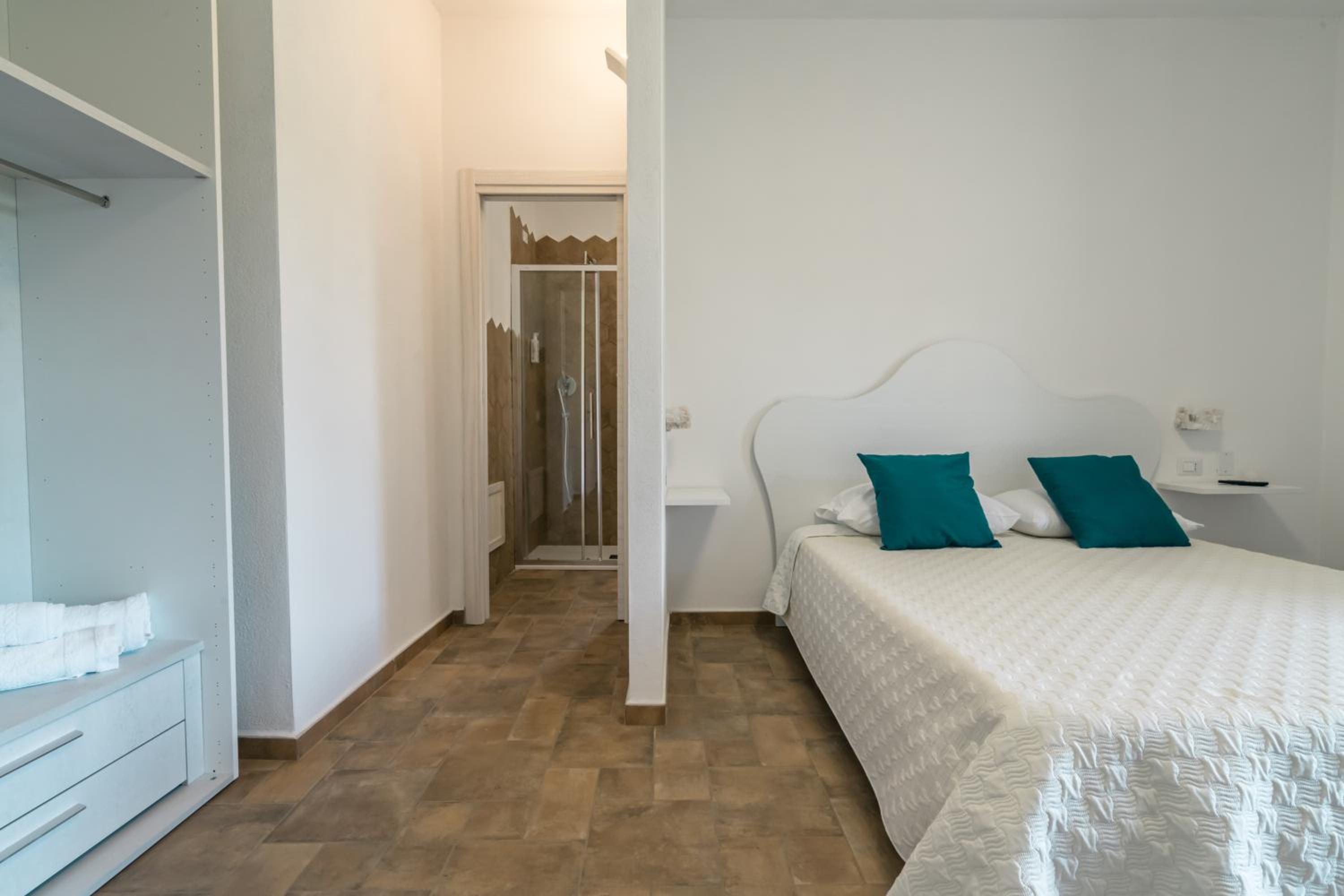 Small Double Room with Internal Courtyard View