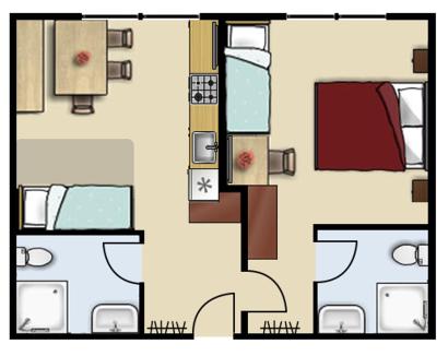 One-Bedroom Apartment photo 1