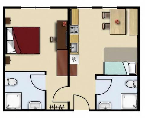 One-Bedroom Apartment photo 1