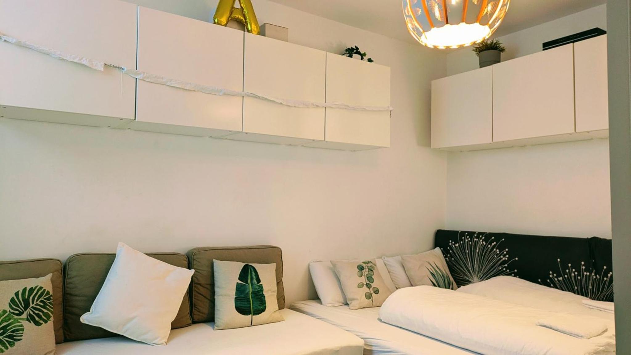 Deluxe Two-Bedroom Apartment with Garden View