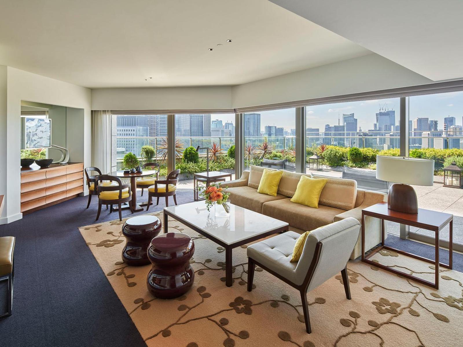 Palace Hotel Tokyo living photo