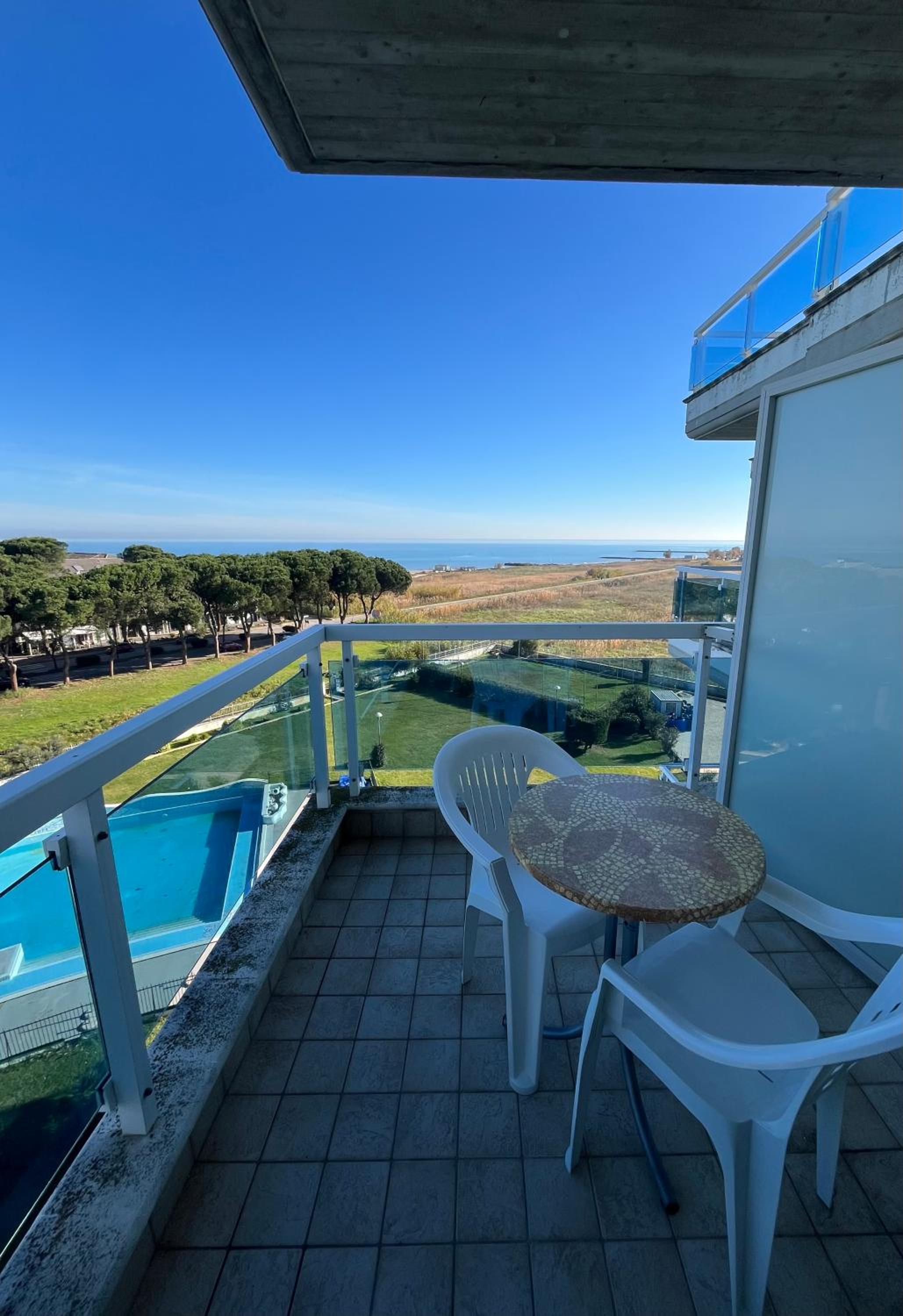 Studio with Pool View