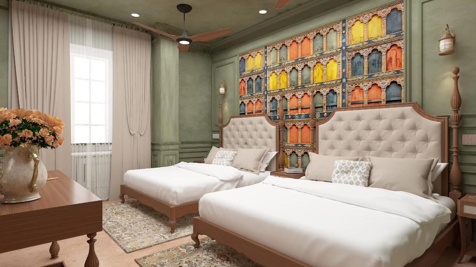 Double or Twin Room with Private Bathroom