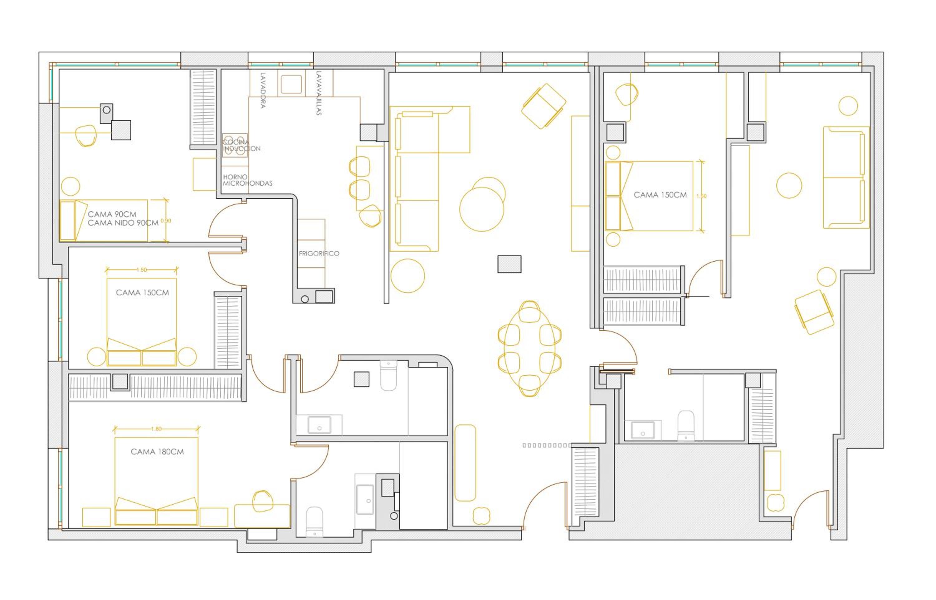 Three-Bedroom Superior Deluxe Apartment with Views