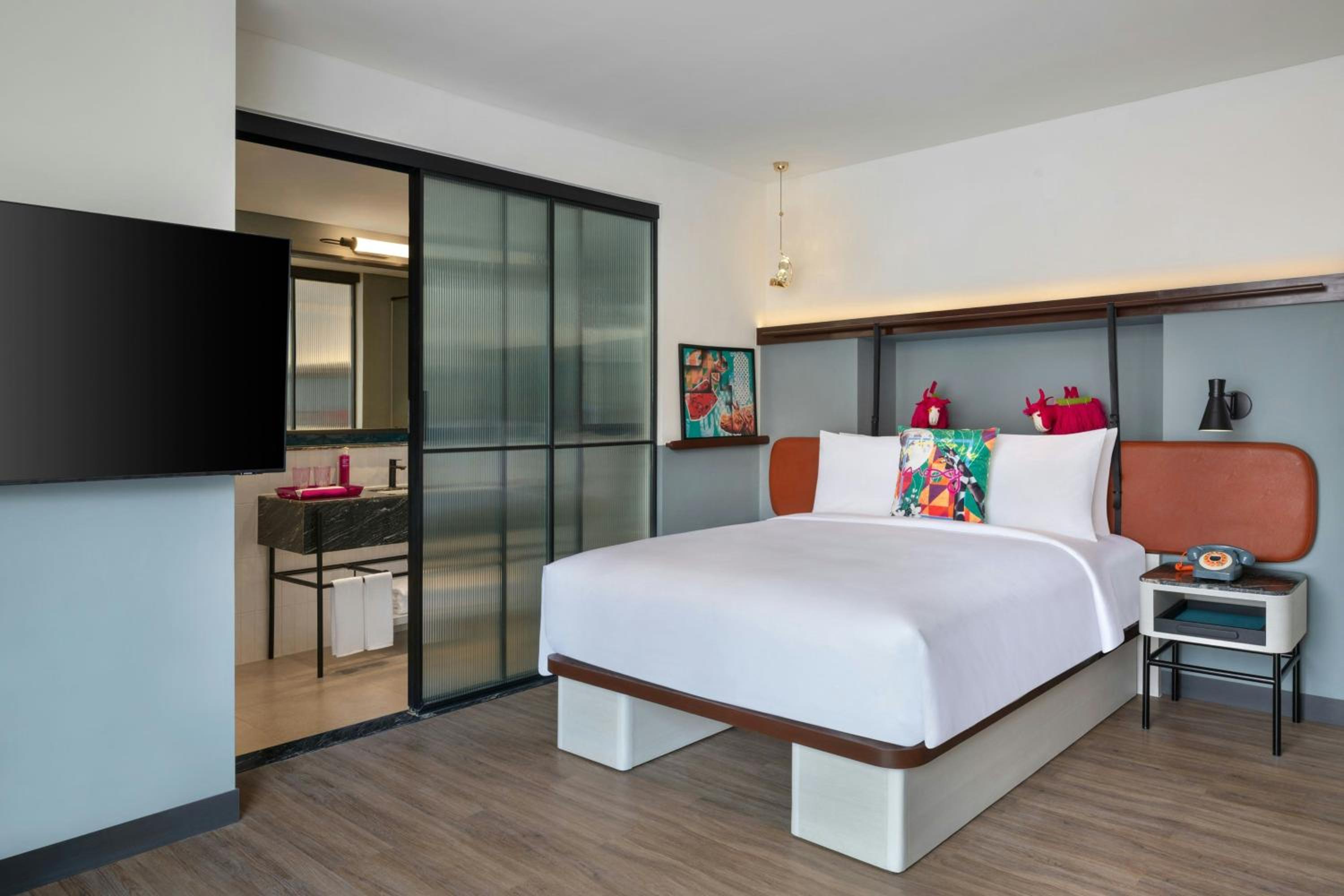 Moxy Durbar Marg One-Bedroom Junior Suite with Queen Bed