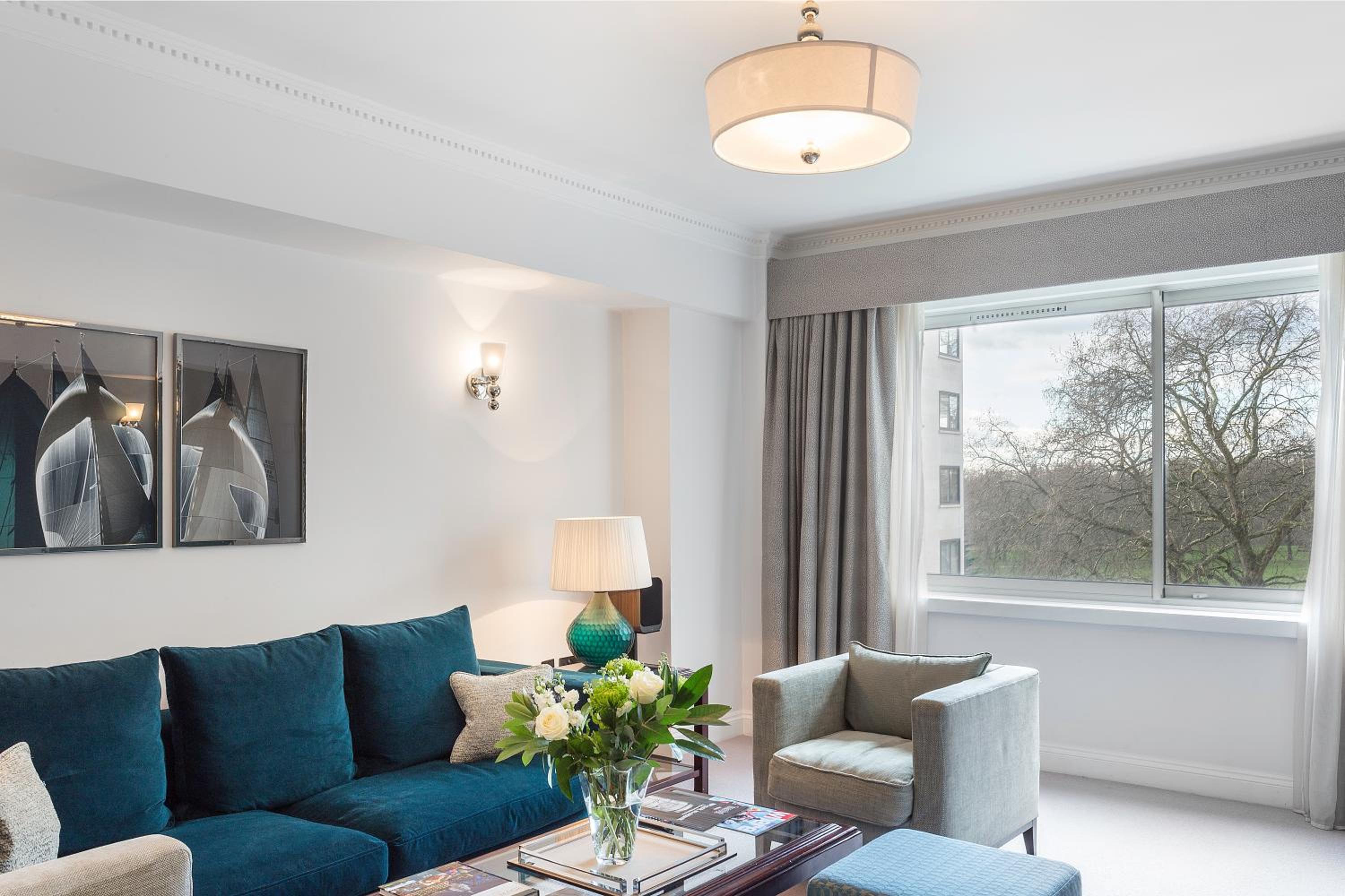 Deluxe One-Bedroom Apartment with Park View