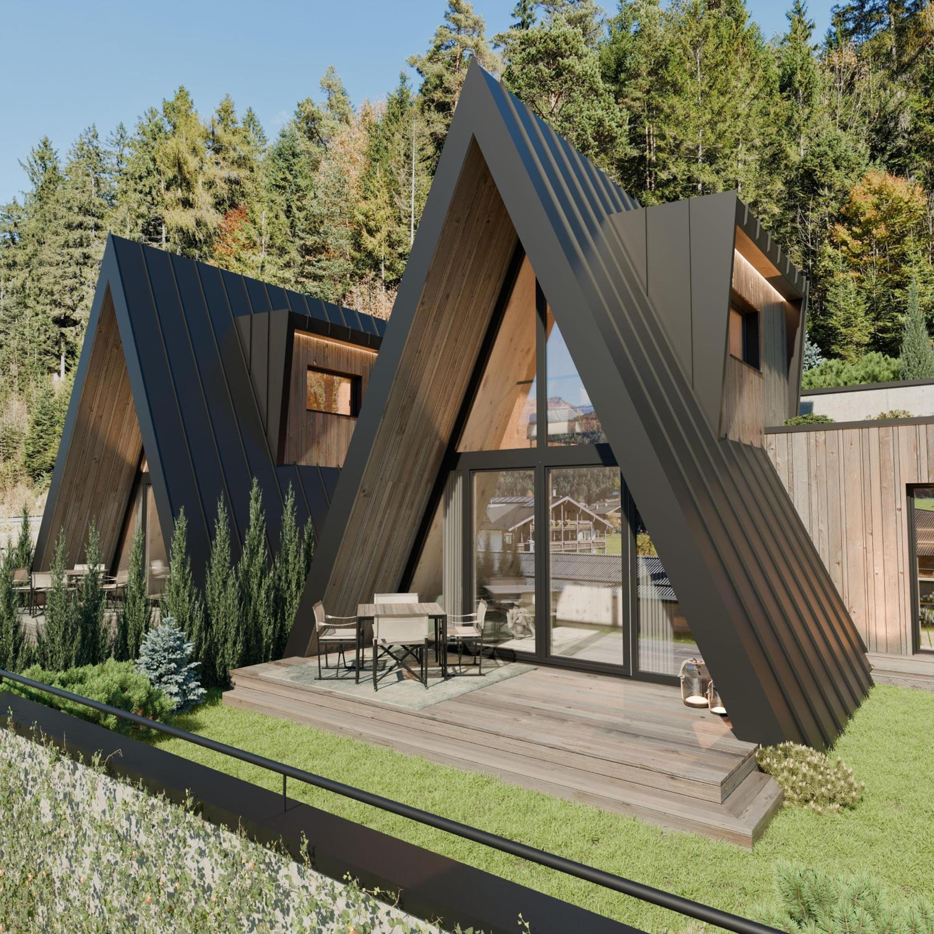Chalet with Shower