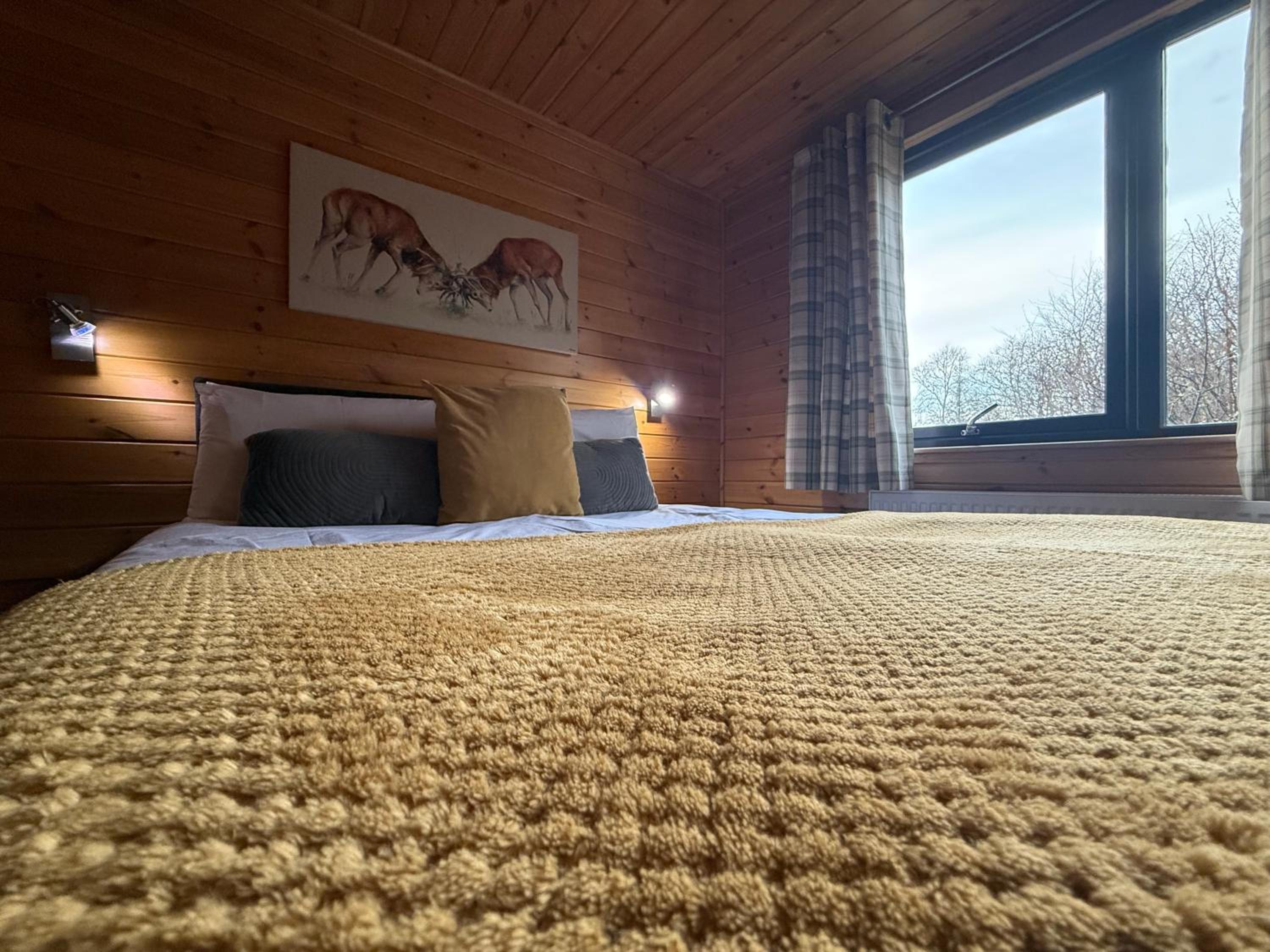 Lodge 3 - Highland Ewe Lodge. Sleeps 4, Hot Tub, Pet Friendly
