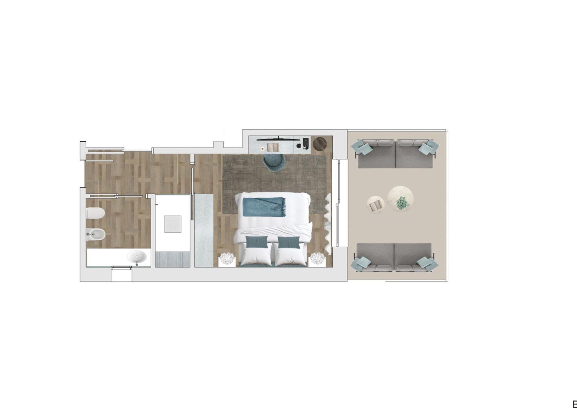 Superior Double Room with Terrace