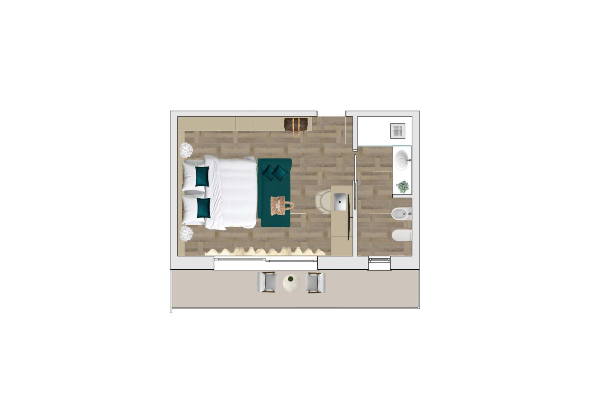 Deluxe Triple Room with Sea View