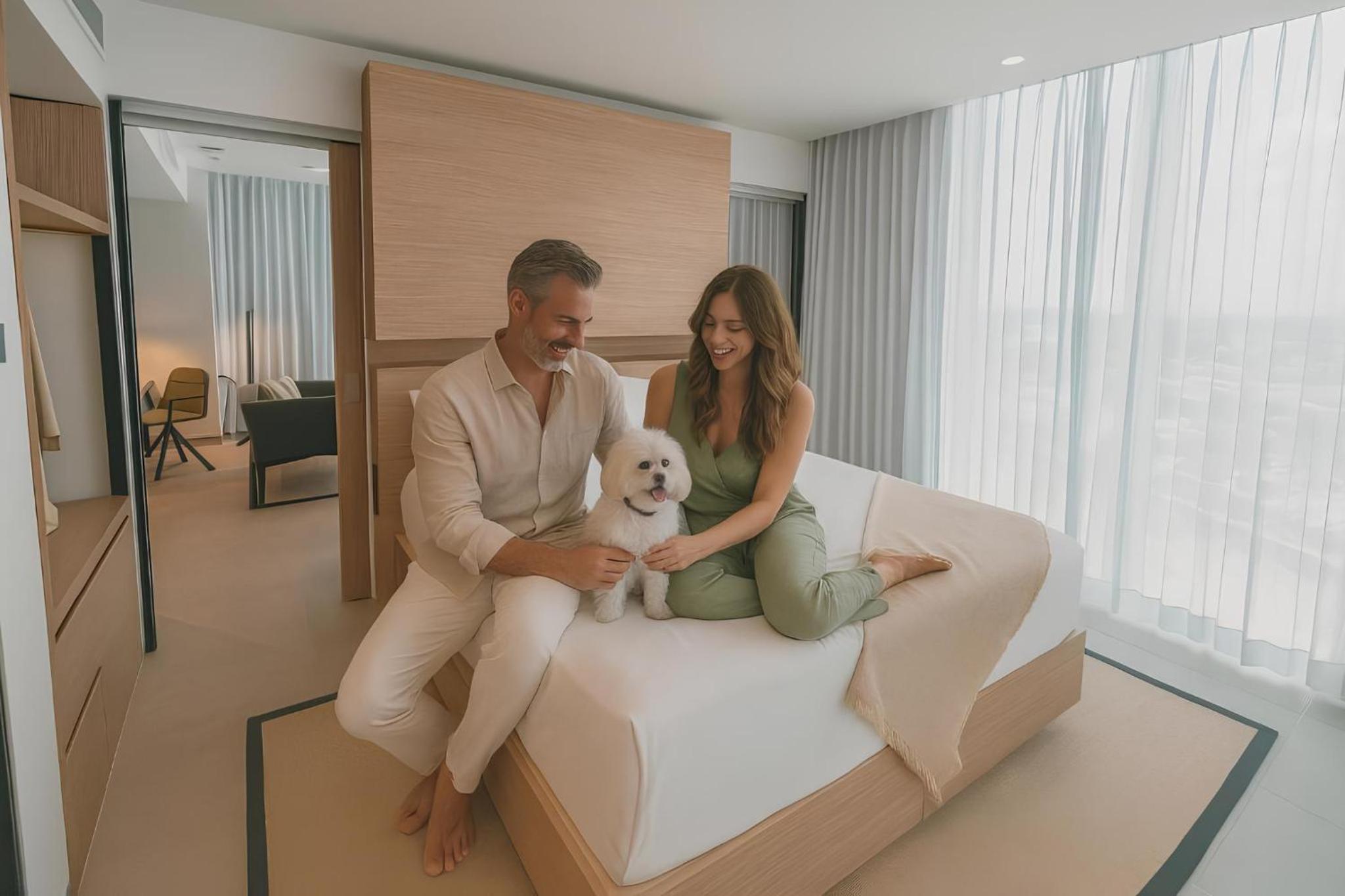 One-Bedroom Corner King Suite