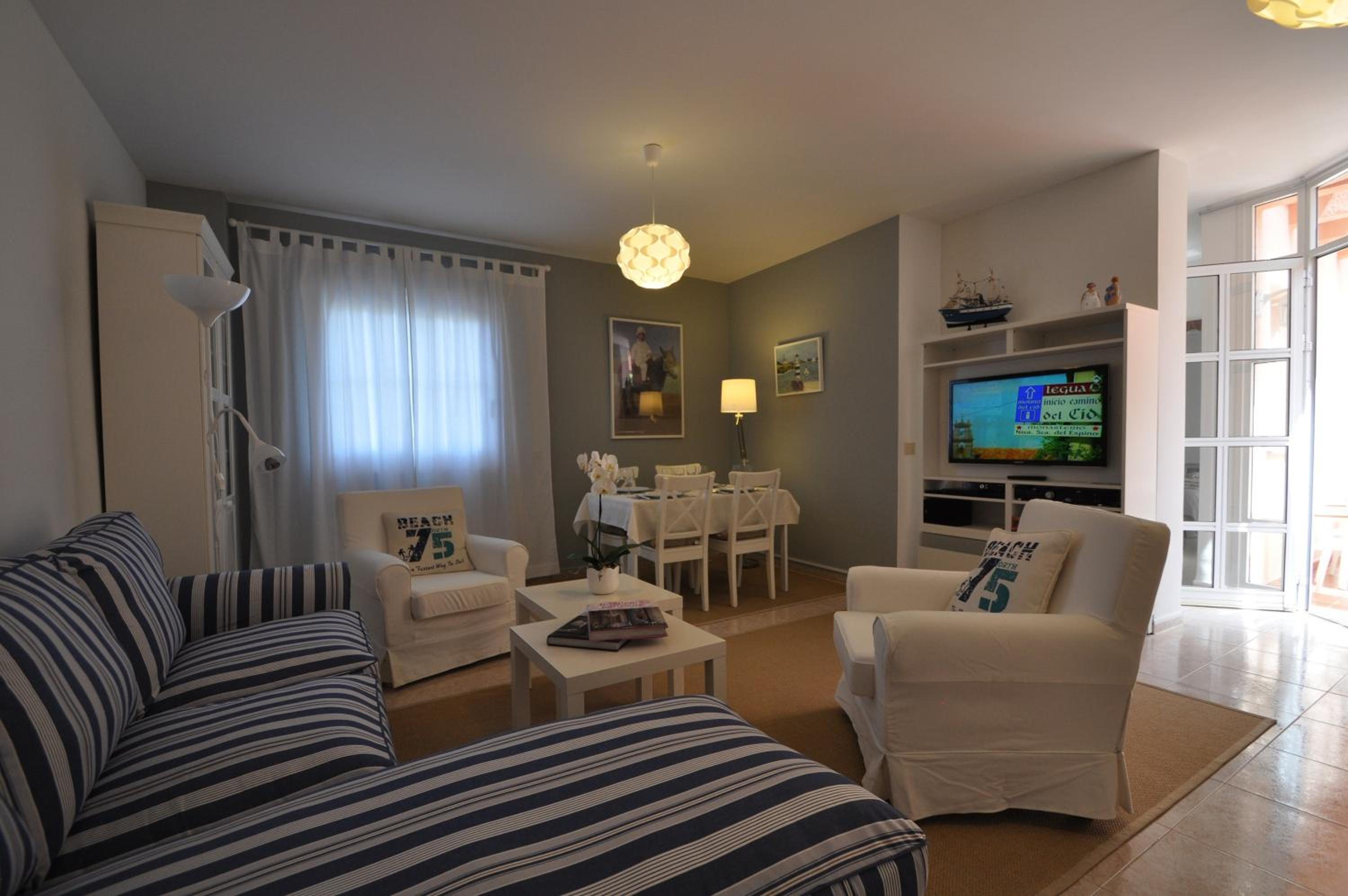 Apartamento con vista al jardín