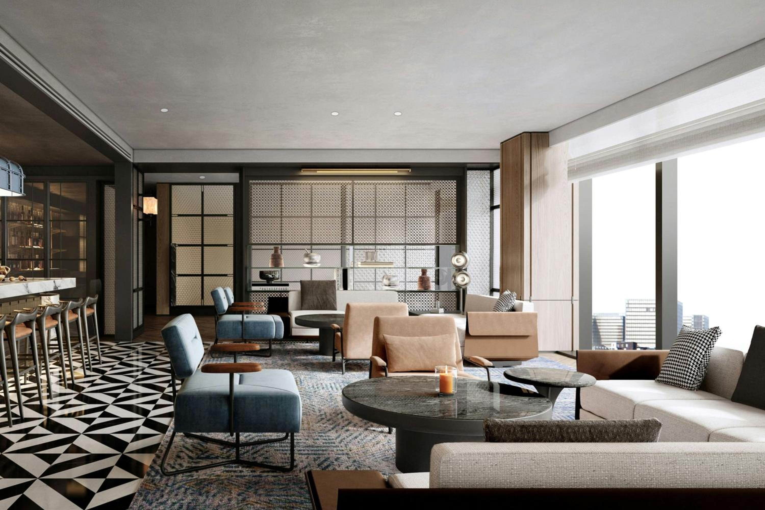 Family Suite with Two Double Beds and Club Lounge Access photo 2