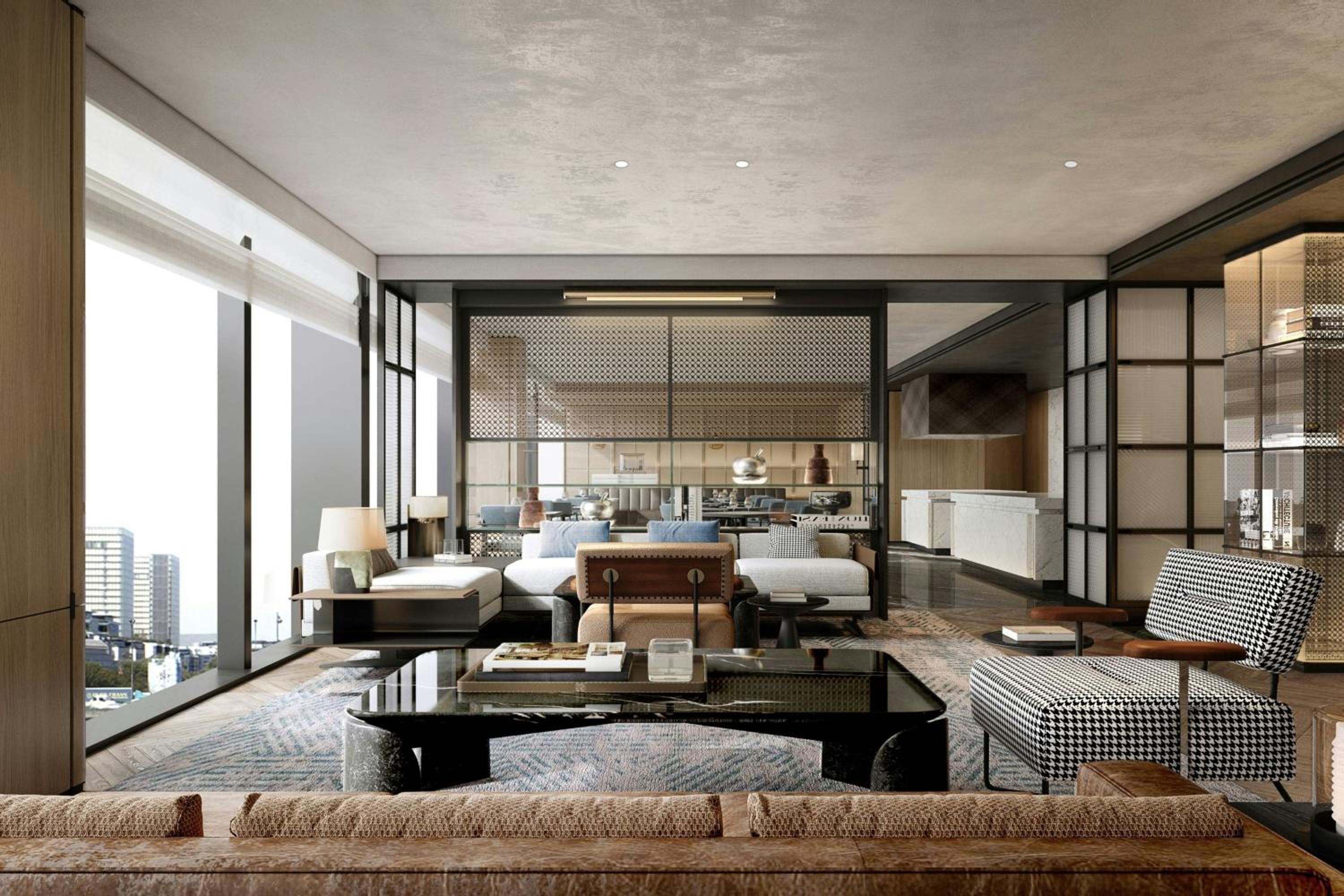 Family Suite with Two Double Beds and Club Lounge Access photo 3