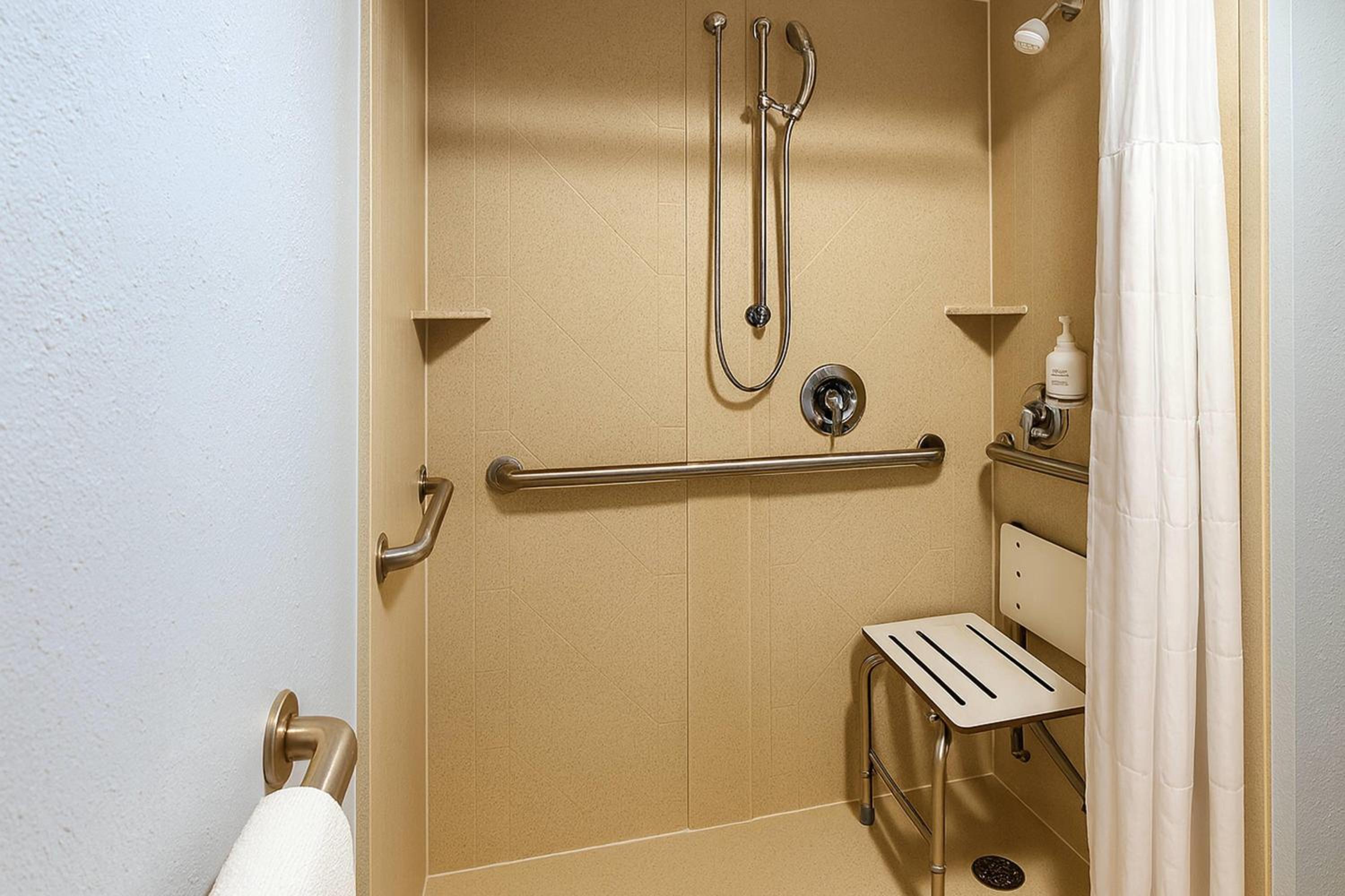 Queen Room with Roll-in Shower - Mobility Accessible/Non-Smoking - Photo 4