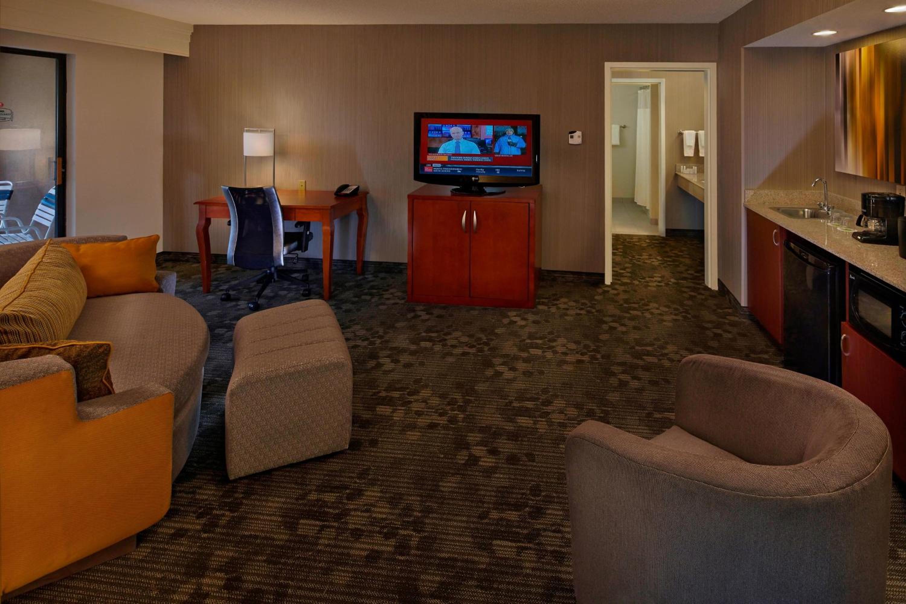 One-Bedroom King Suite with Balcony and Sofa Bed