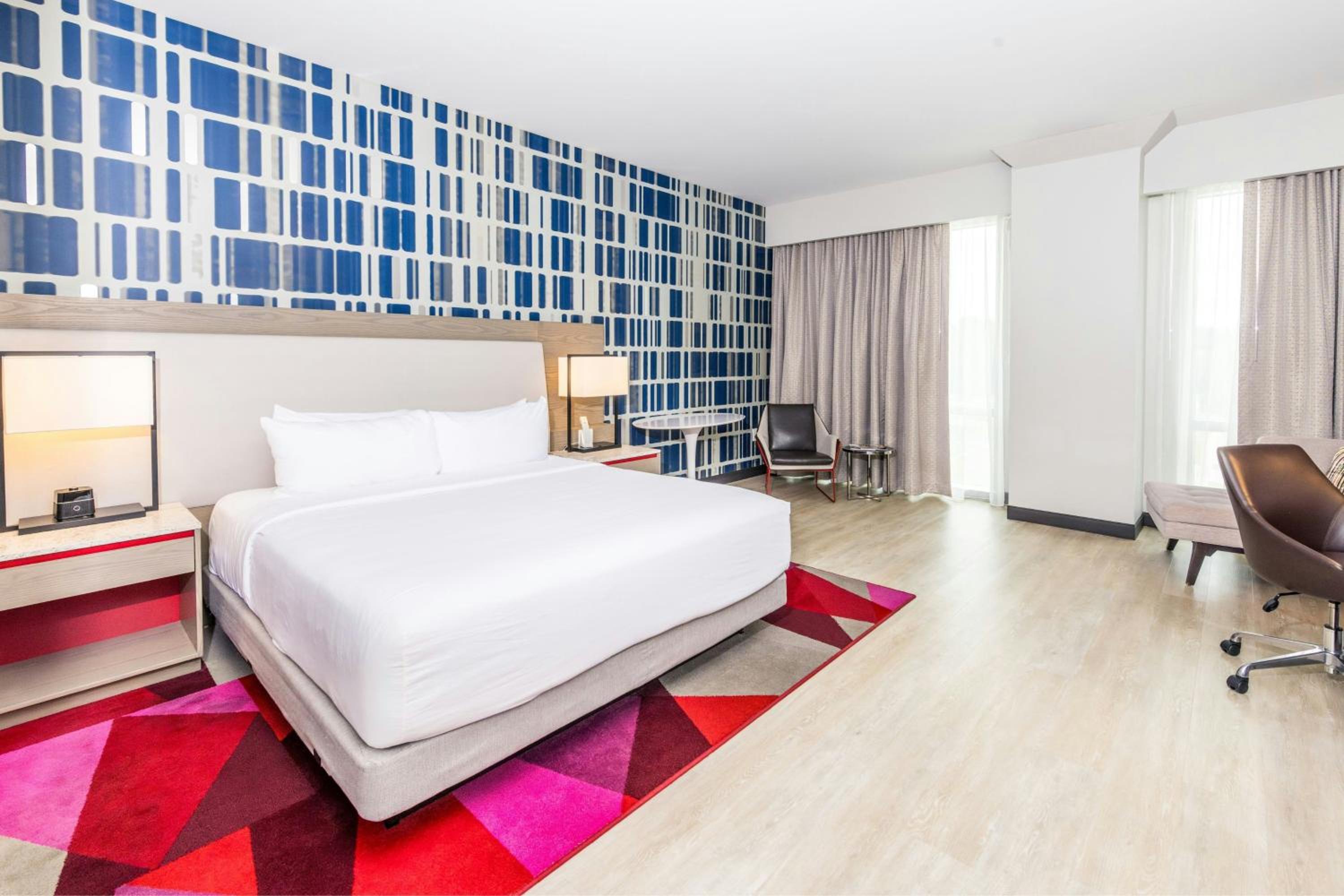 King Room with Roll-In Shower and City View - Mobility and Hearing Accessible