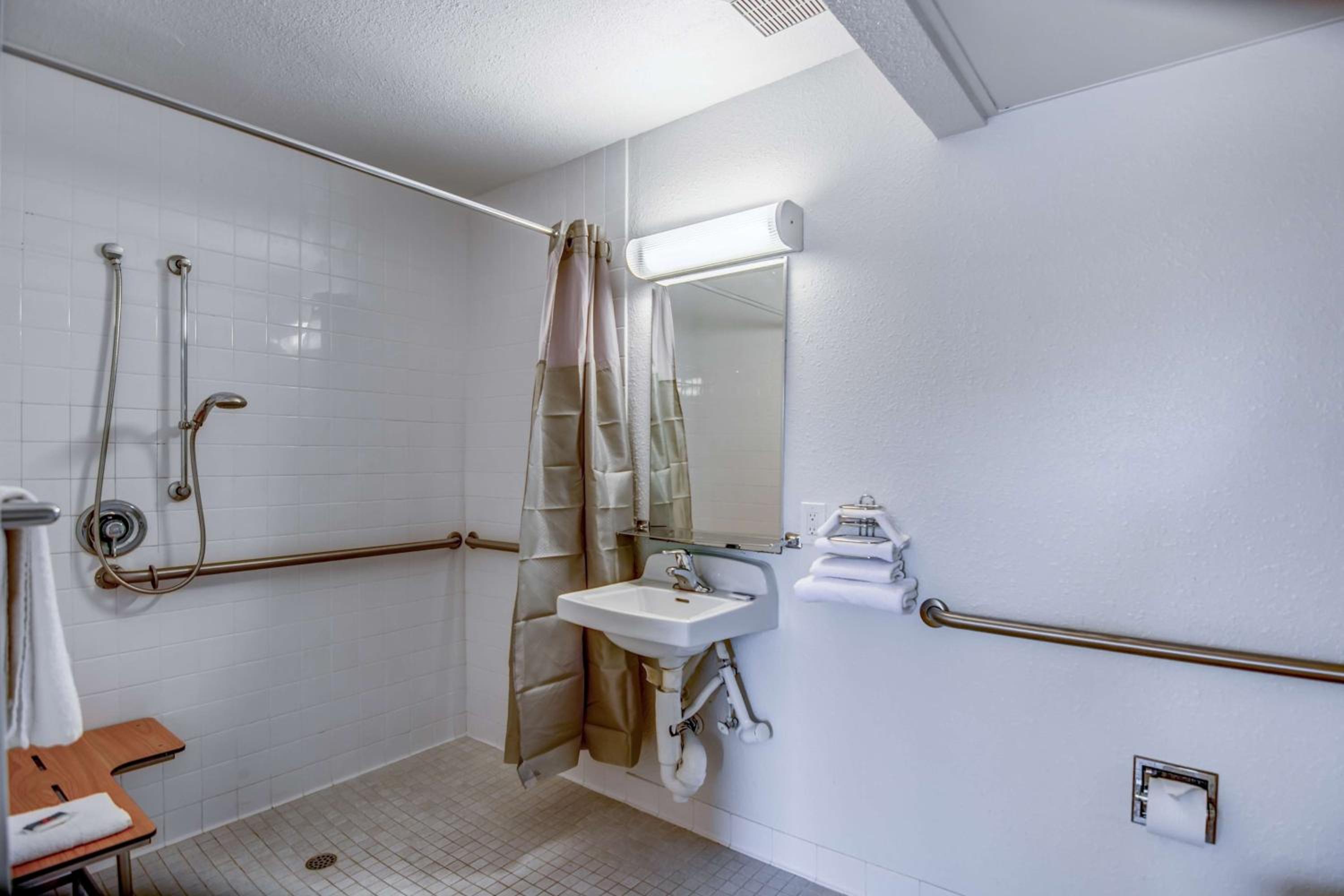 Queen Room with Roll-In Shower - Mobility/Hearing Accessible - Non-Smoking photo 2
