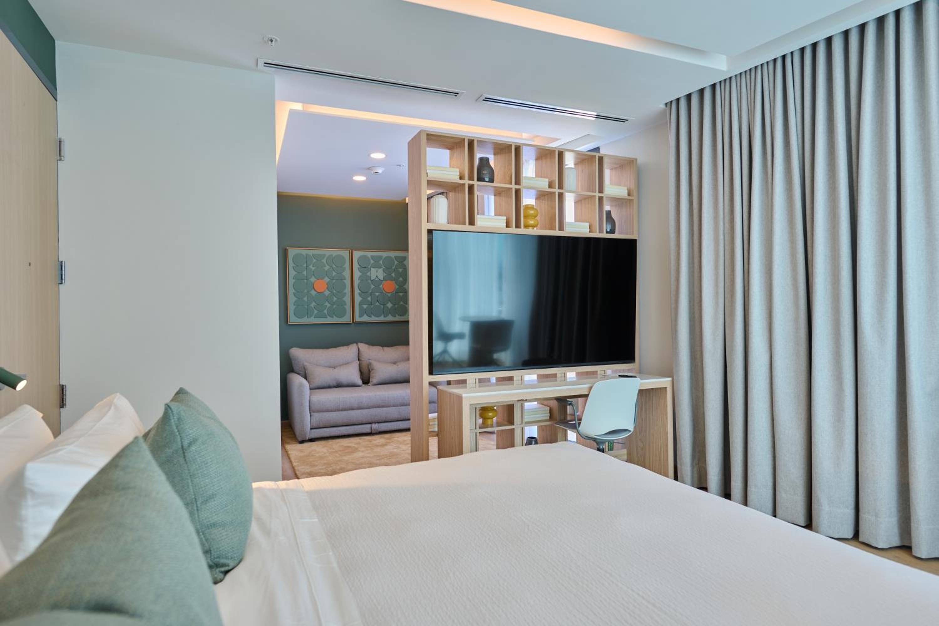 King Suite with Sofa Bed, Terrace and City View - Non-Smoking